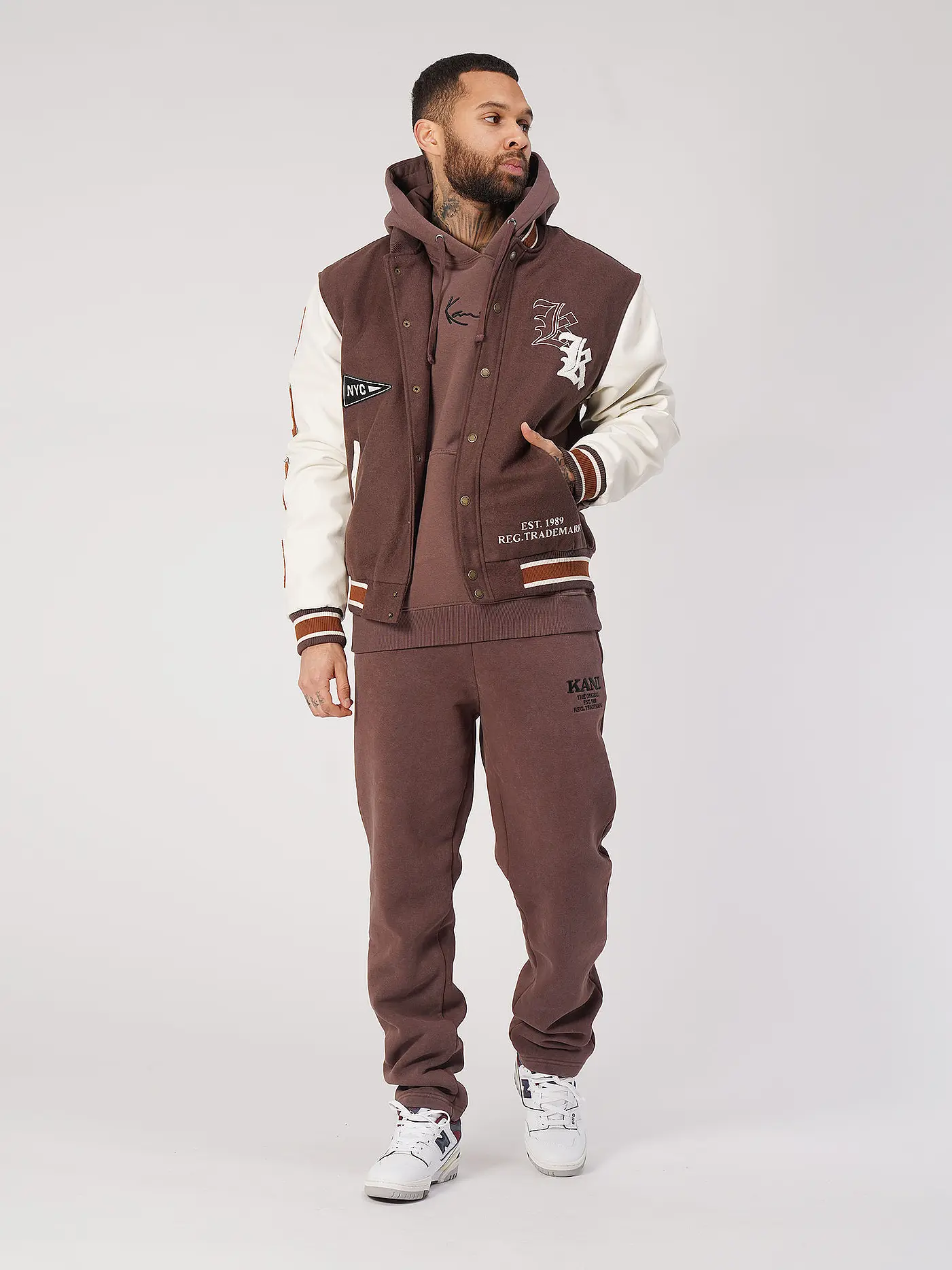 KARL KANI | Jogginghose  | braun