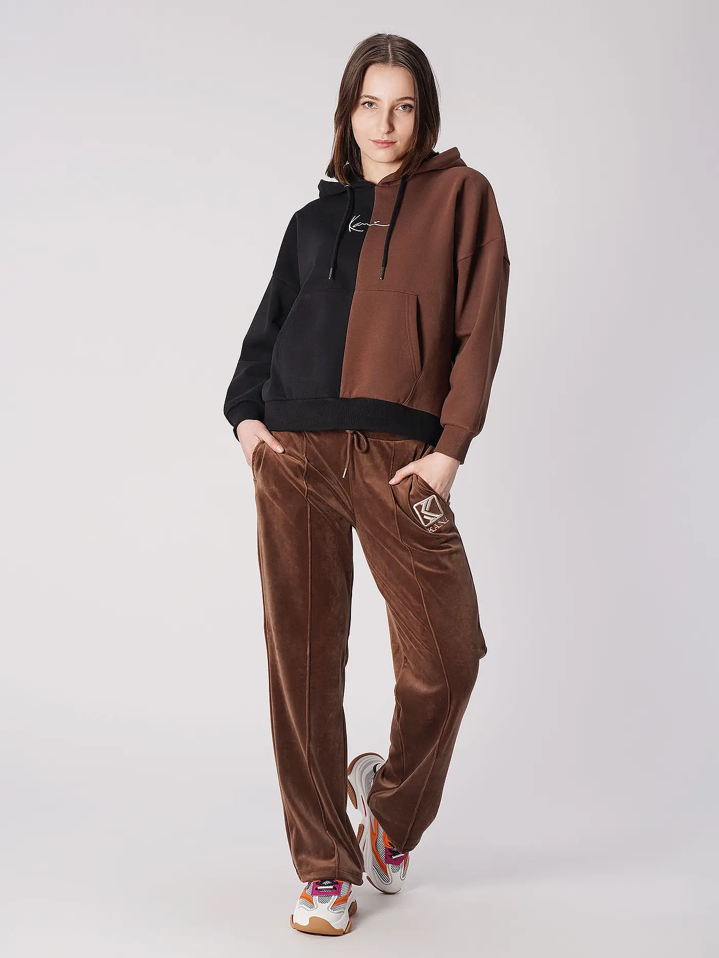 KARL KANI | Kapuzensweater - Hoodie | schwarz