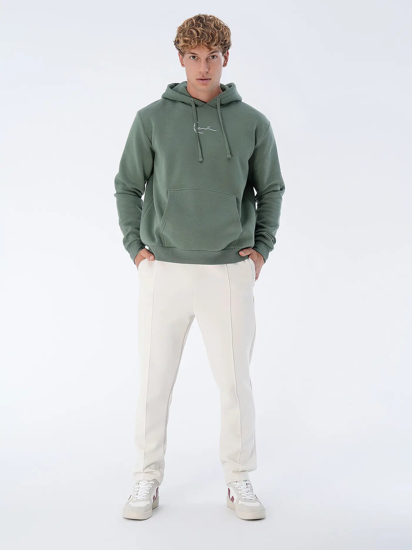 KARL KANI | Kapuzensweater - Hoodie | dunkelgrün