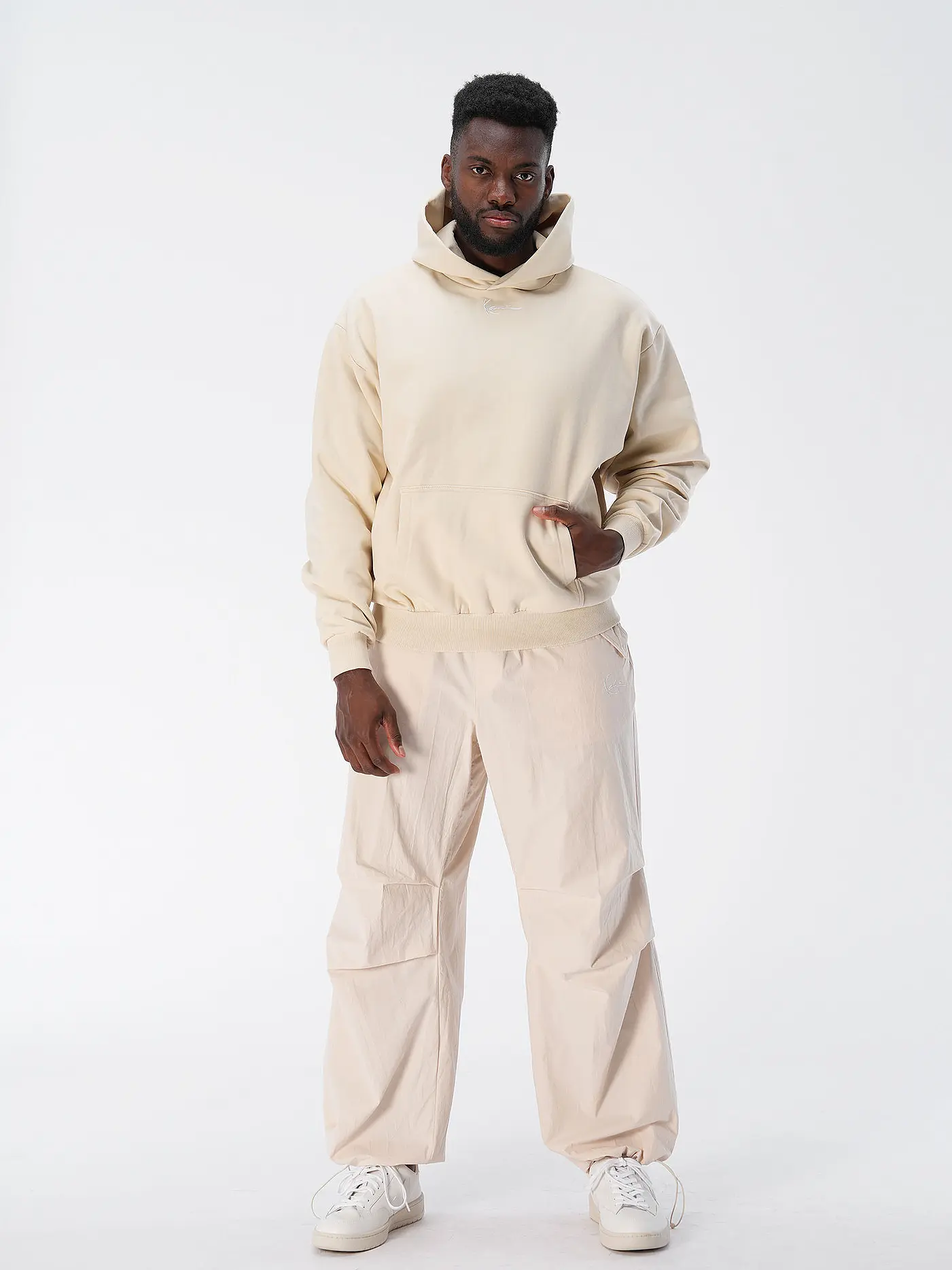 KARL KANI | Kapuzensweater - Hoodie | beige