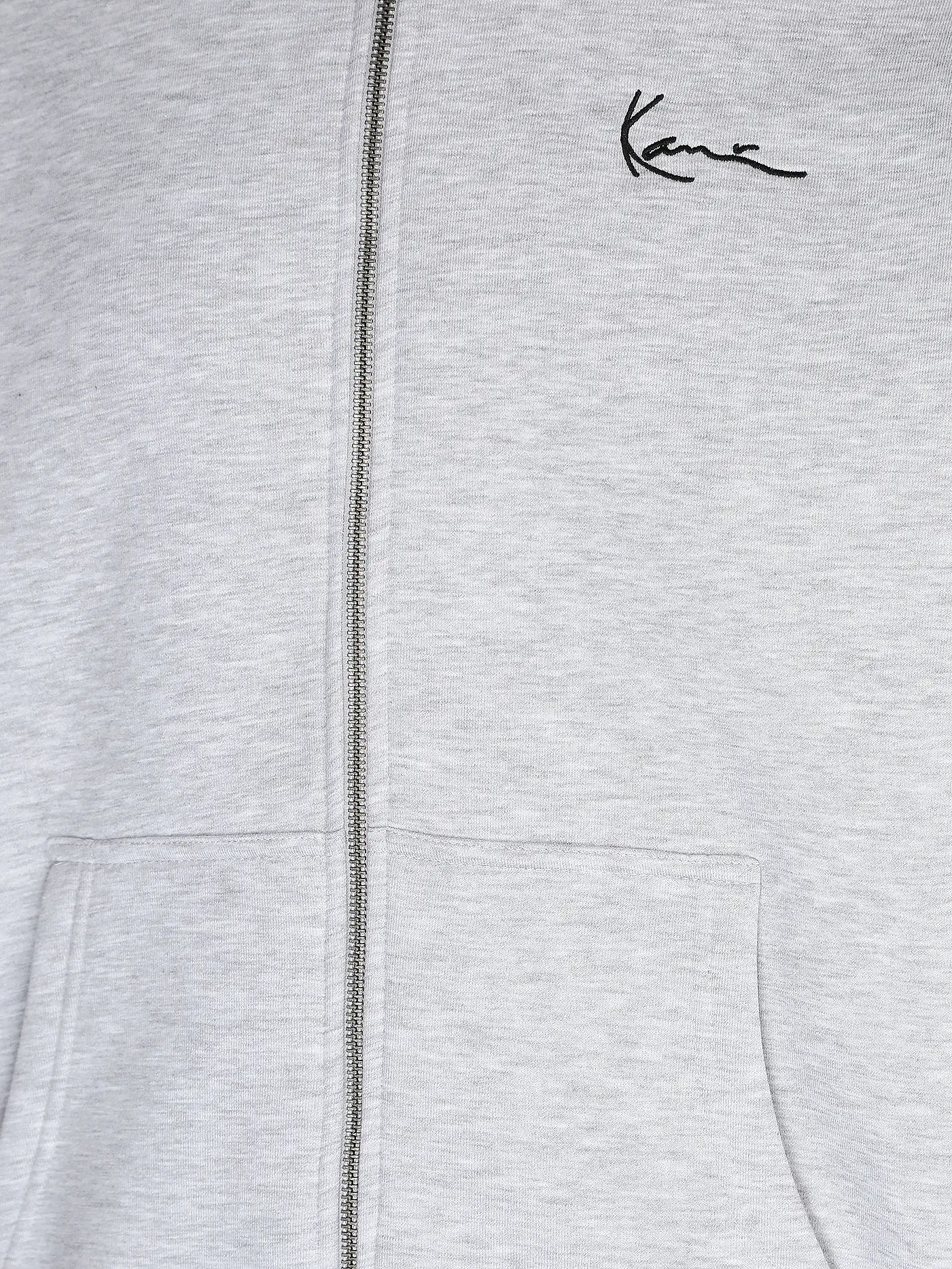 KARL KANI | Kapuzensweatjacke | hellgrau