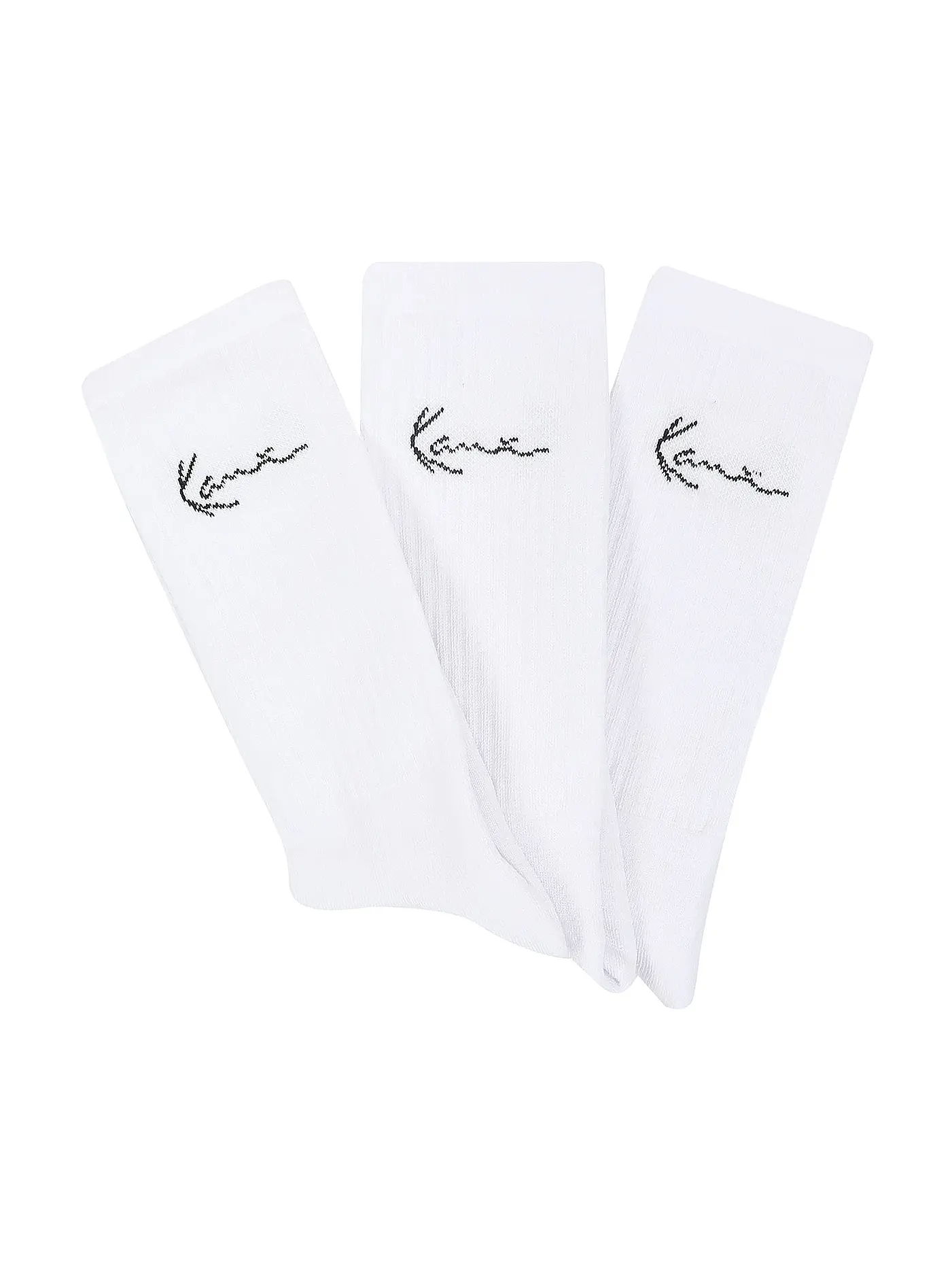 KARL KANI | Socken Signature Stripe 3-er Pkg. white | weiss
