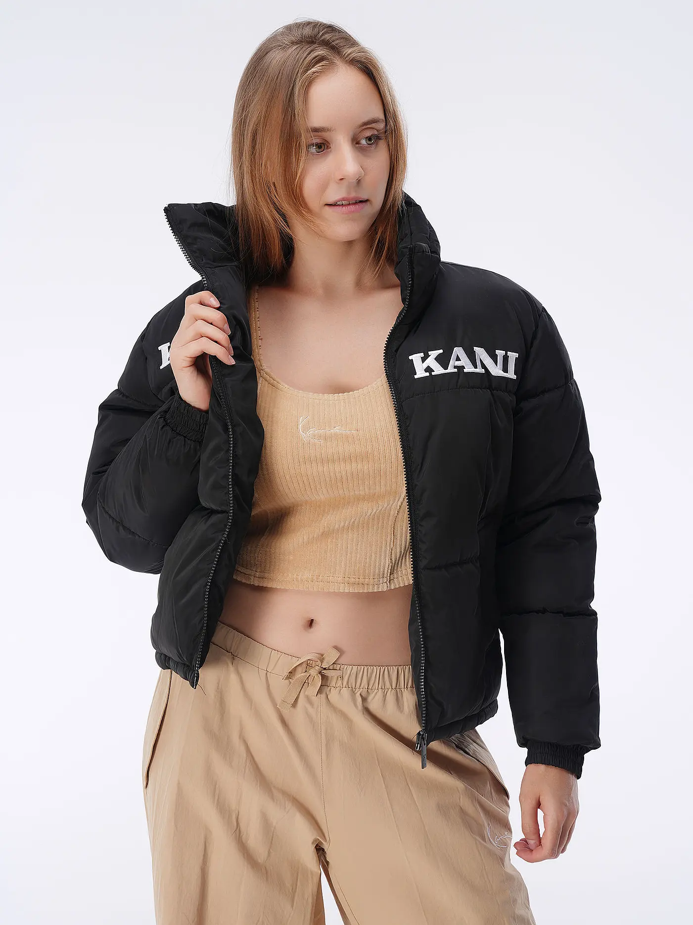 KARL KANI | Steppjacke  | schwarz
