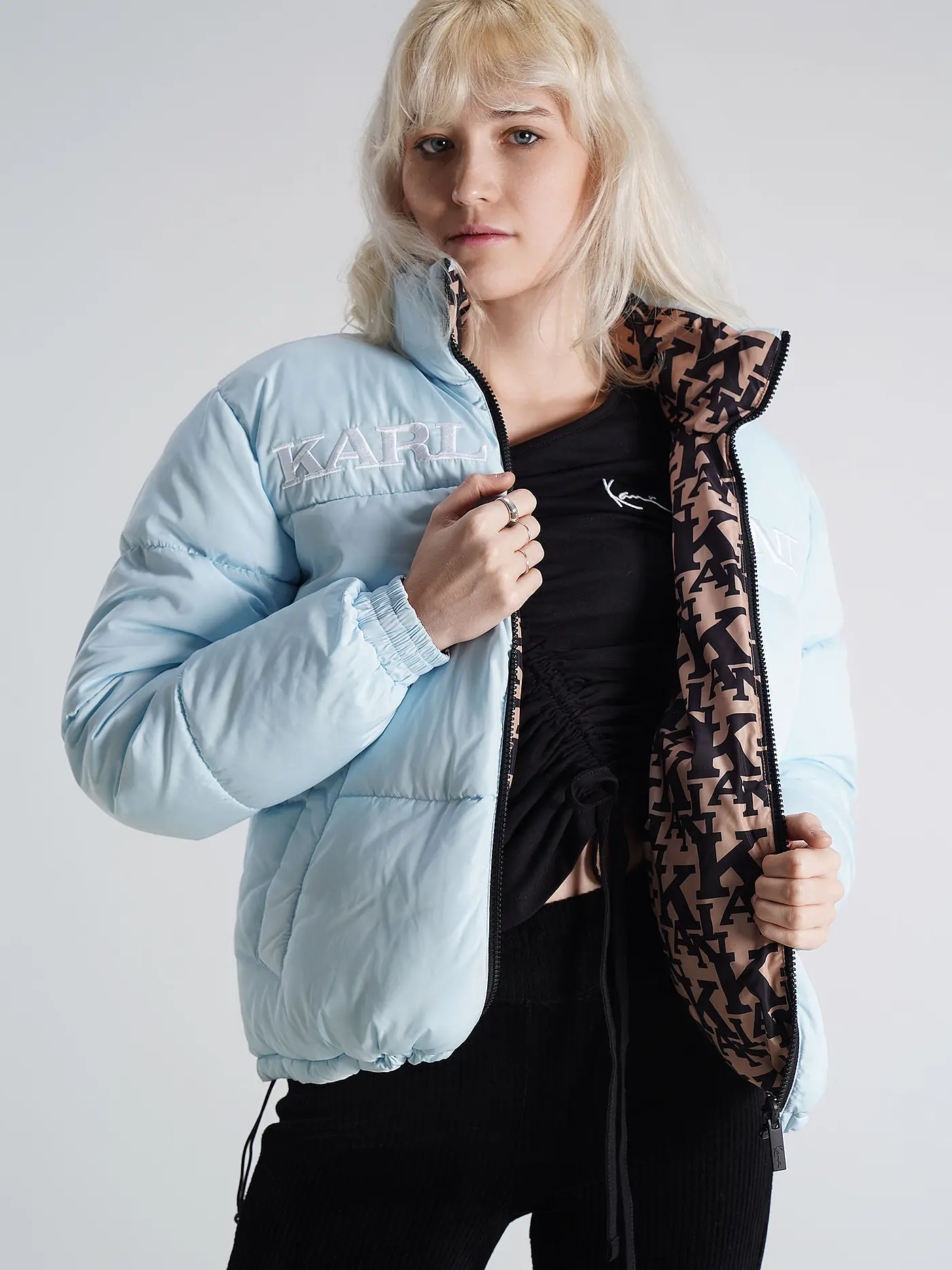 KARL KANI | Steppjacke | hellblau
