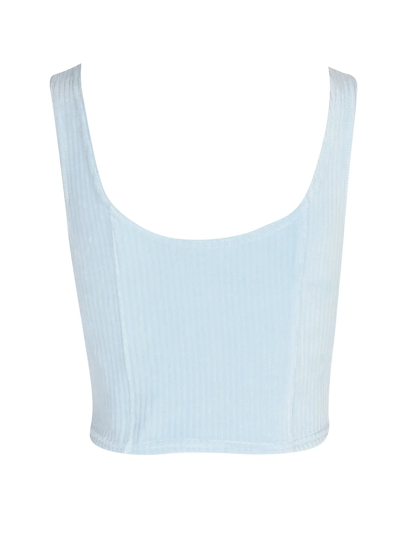 KARL KANI | Top Cropped Fit | hellblau
