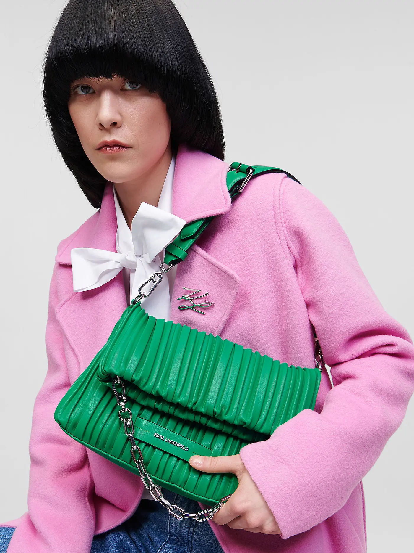 KARL LAGERFELD | Tasche - Mini Bag Kushion  Small | grün