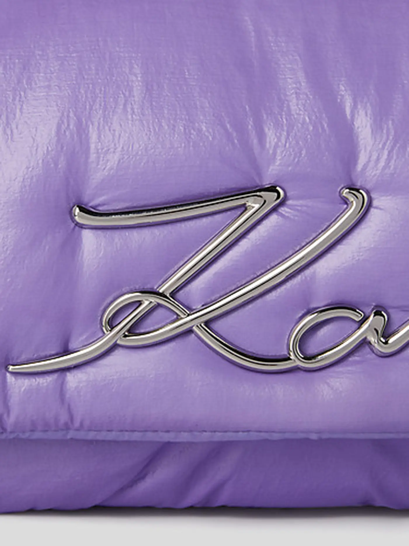 KARL LAGERFELD | Tasche - Umhängetasche K/SIGNATURE SOFT | lila