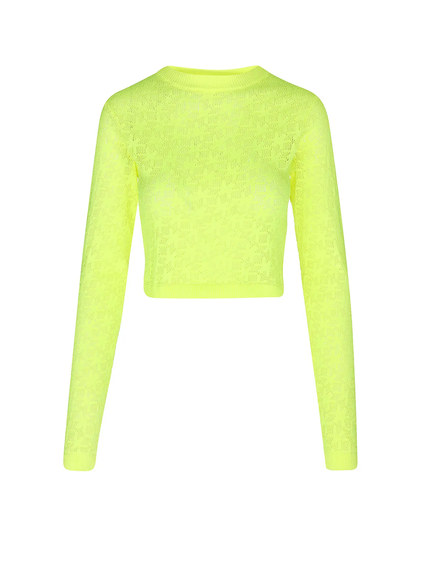 KARO KAUER | Pullover Cropped Fit | gelb
