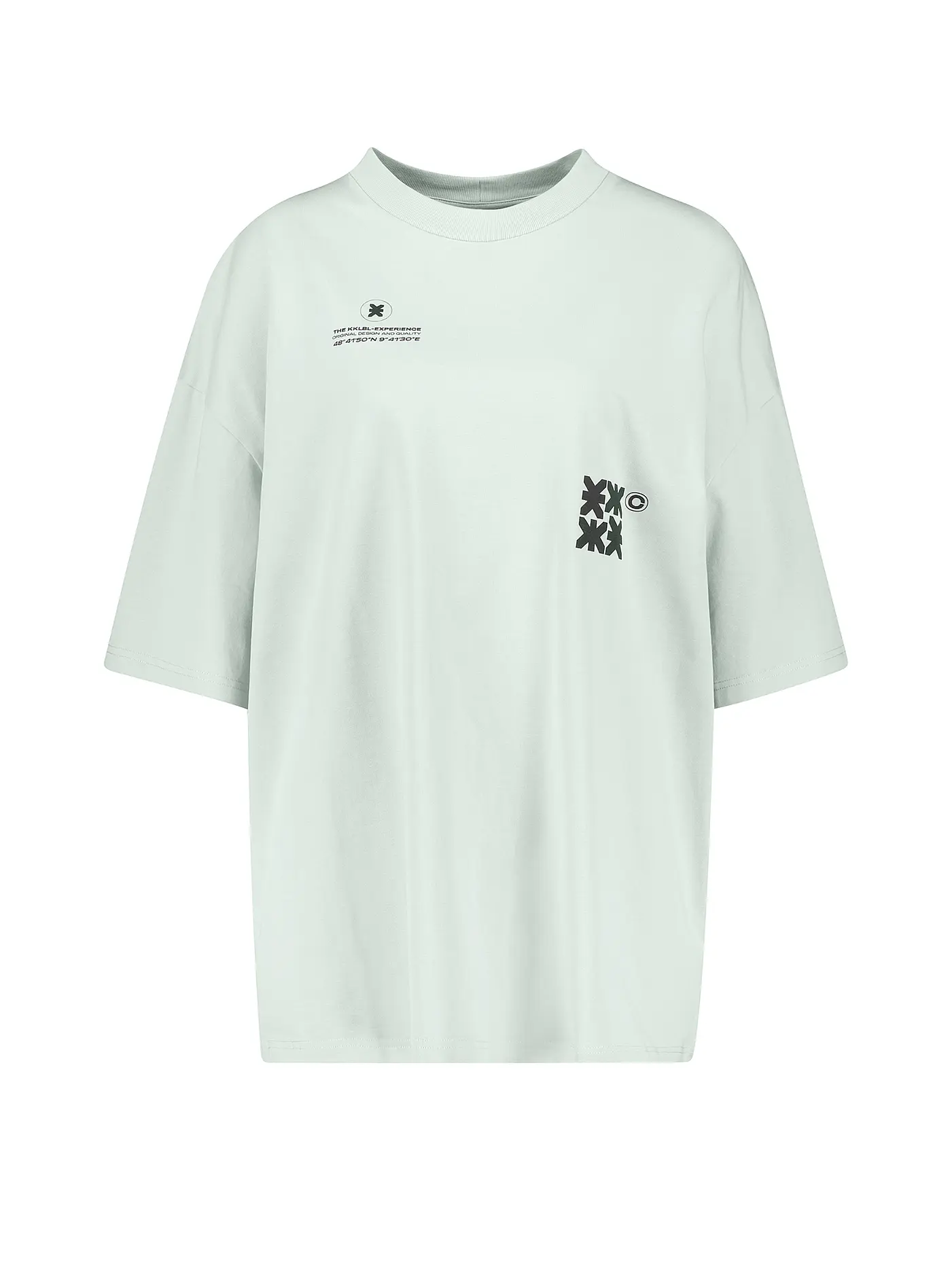 KARO KAUER | T-Shirt Oversized Fit | hellblau
