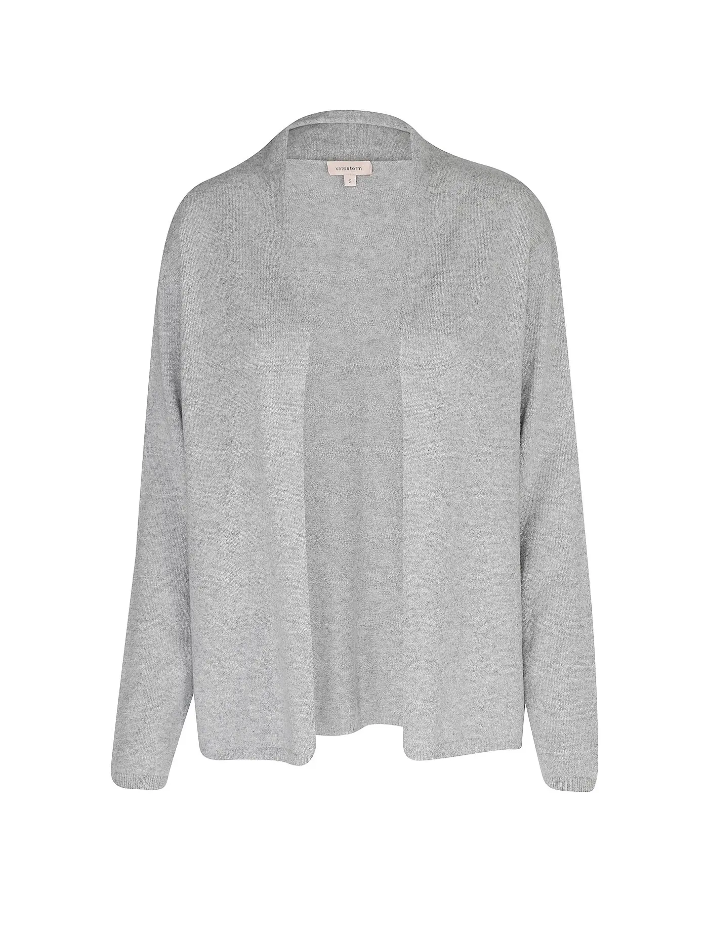 KATESTORM | Kaschmir Strickjacke  | grau