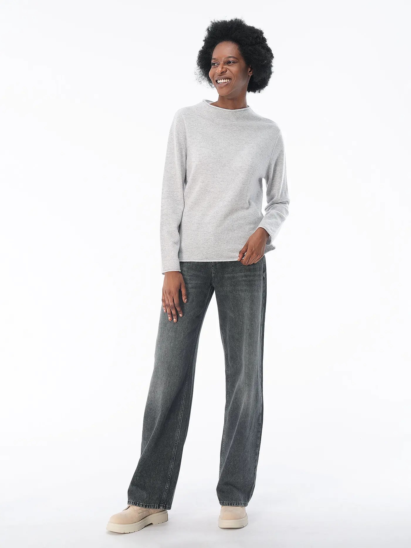KATESTORM | Kaschmirpullover | grau