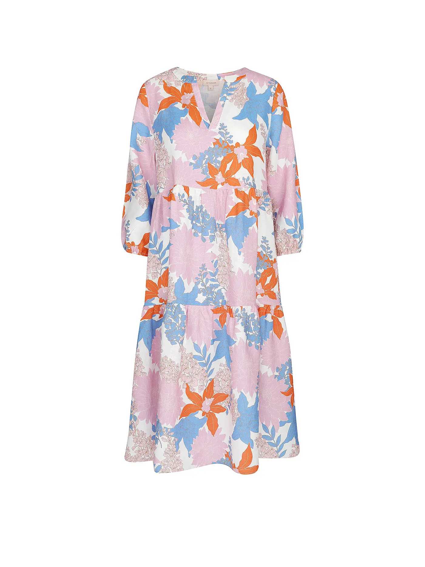 KATESTORM | Leinenkleid  | bunt