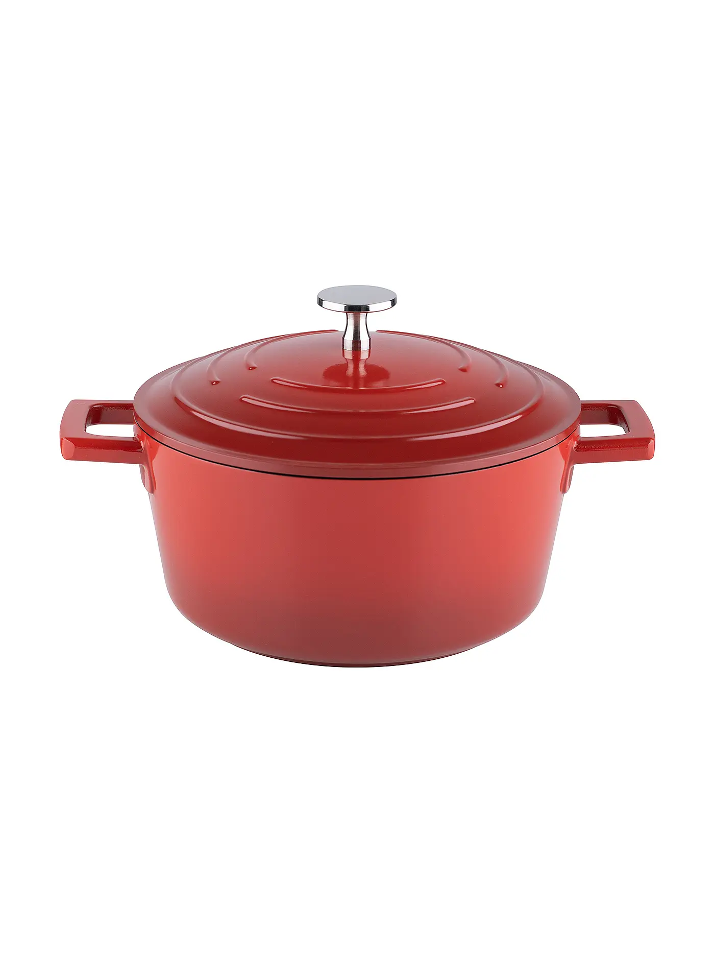KELOMAT | Schmortopf mit Deckel 20cm/2,7L keramikbeschichtet Rot | rot