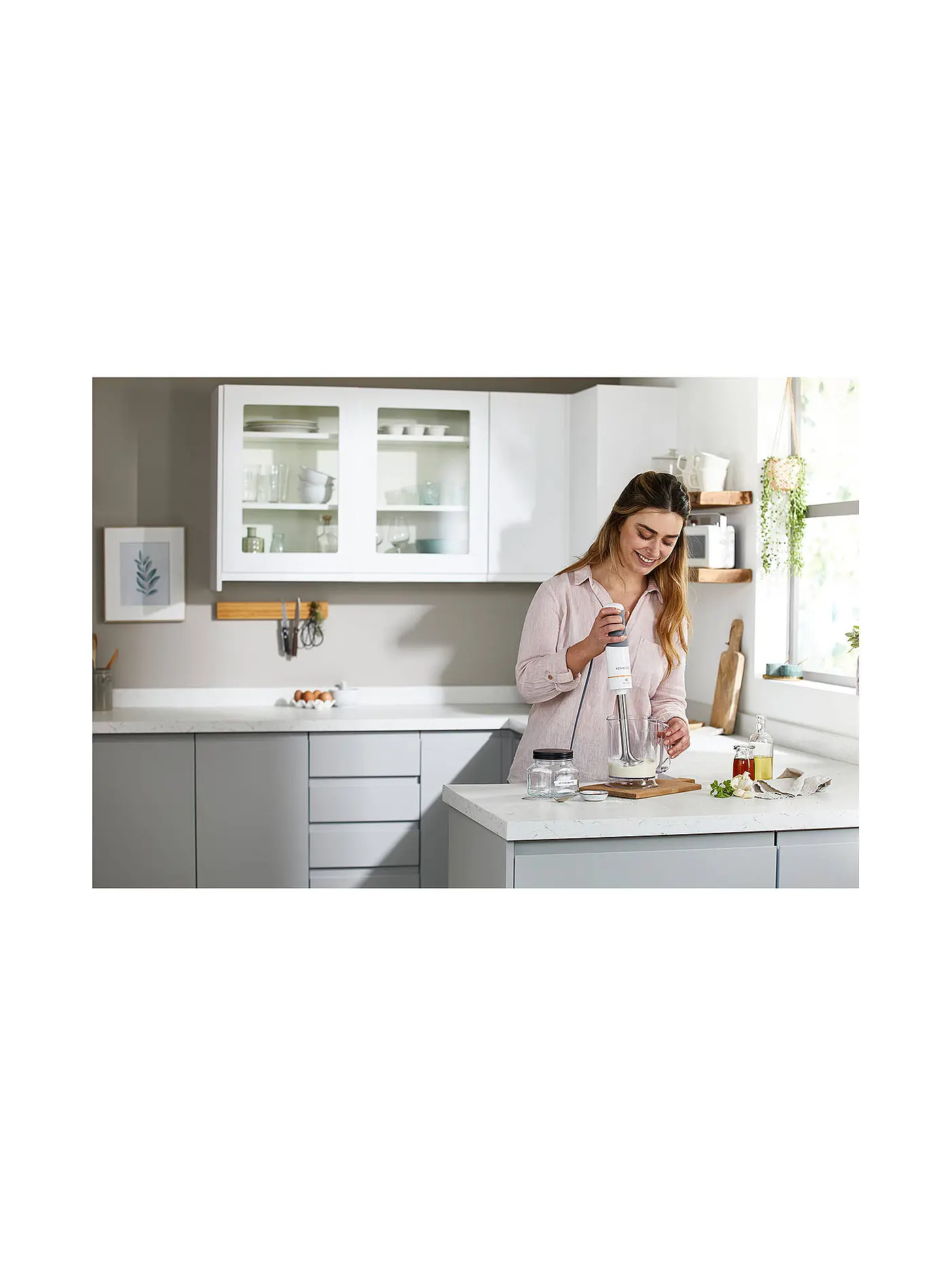 KENWOOD | Stabmixer Triblade XL 850W HBM60.007 Weiss/Grau | weiss