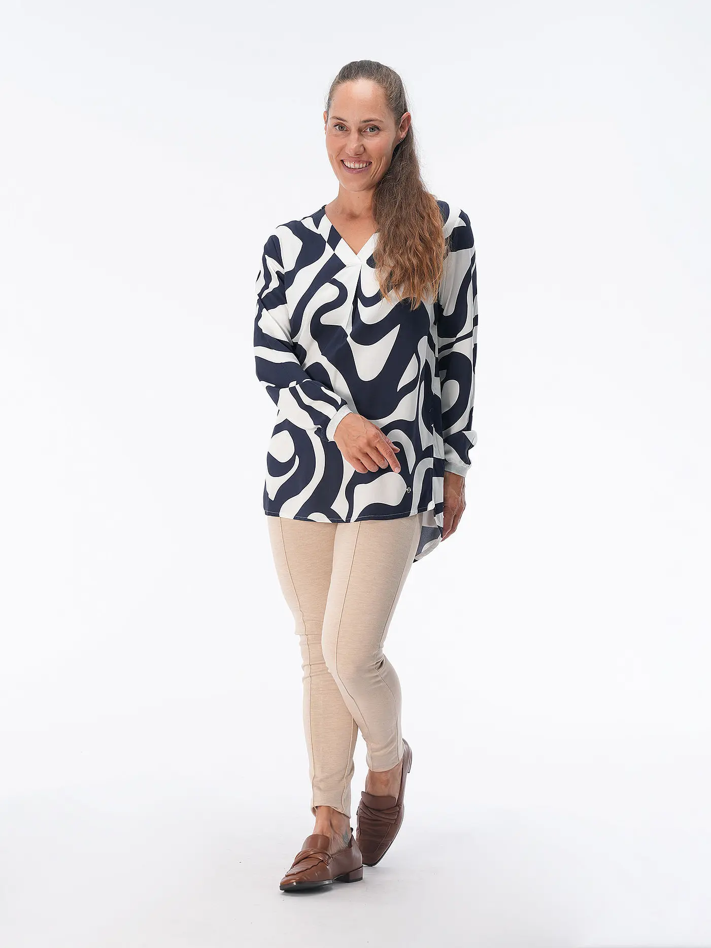 KEY LARGO | Bluse WIND | dunkelblau