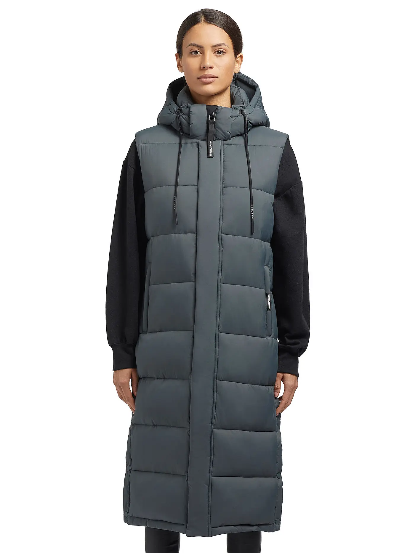 KHUJO | Steppgilet THE MAGNETA MATT | grau
