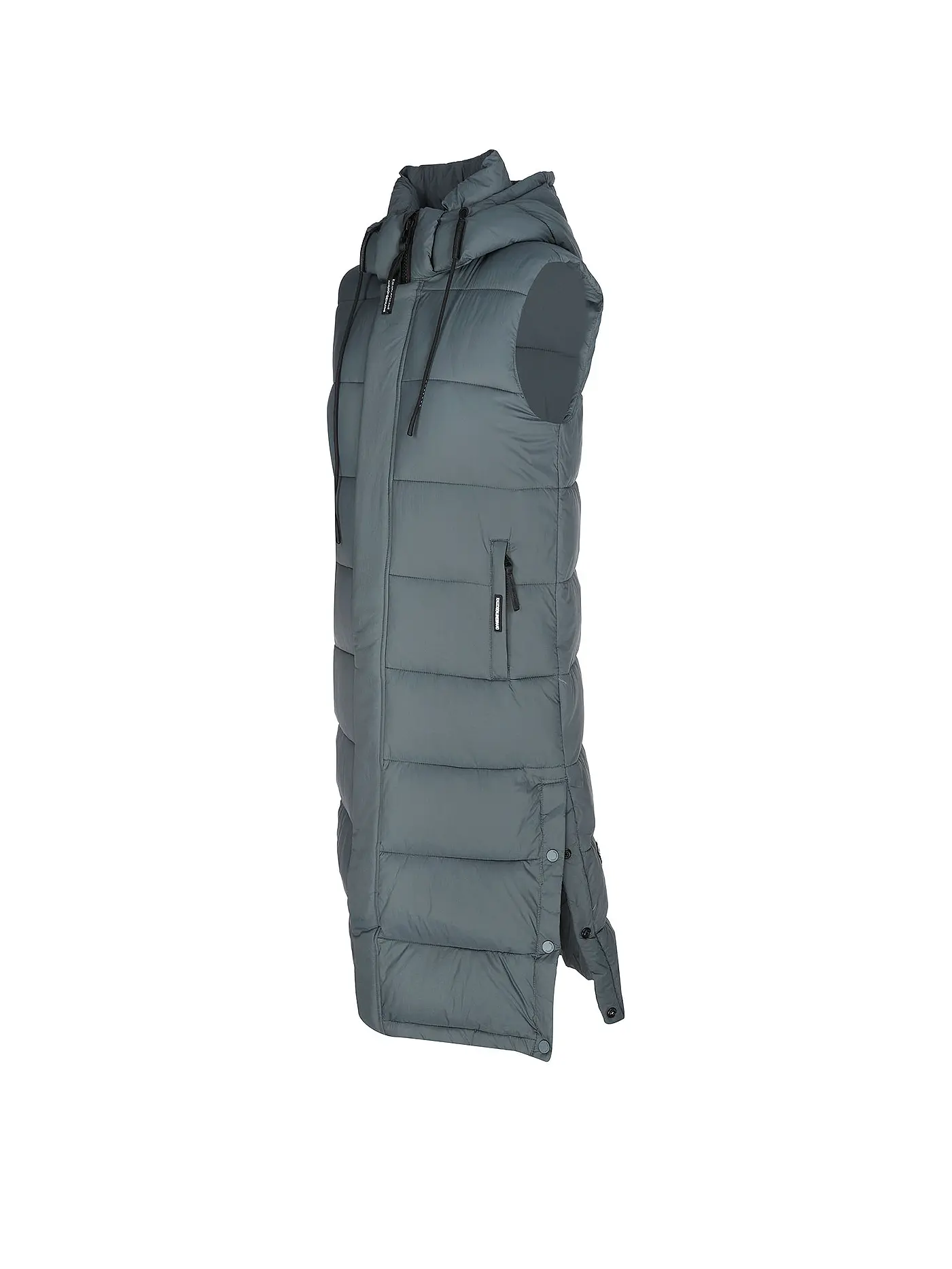 KHUJO | Steppgilet THE MAGNETA MATT | grau