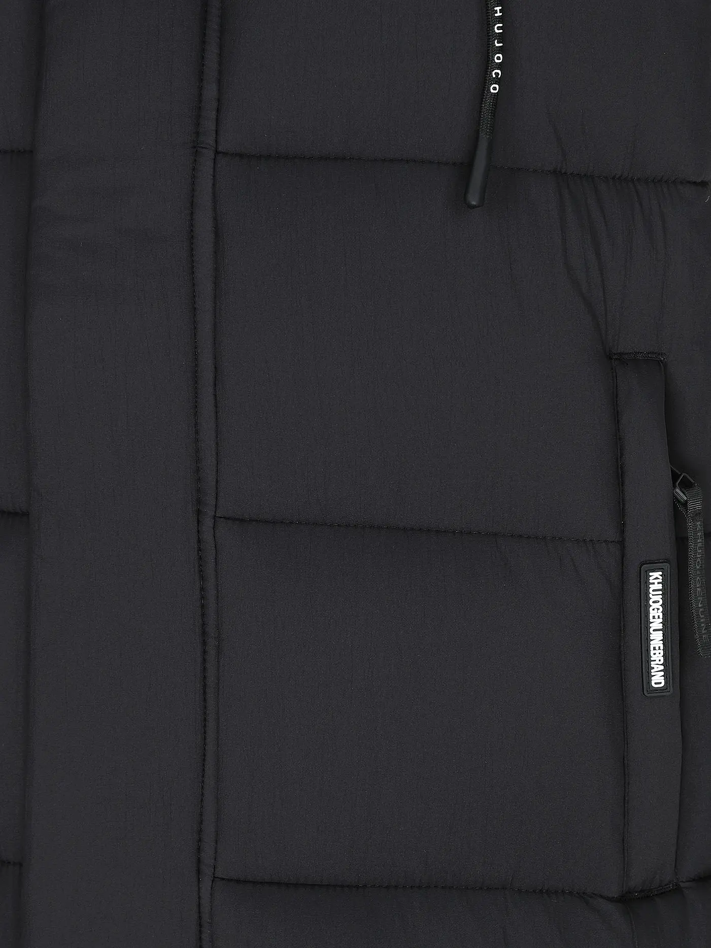 KHUJO | Steppgilet THE MAGNETA MATT | schwarz