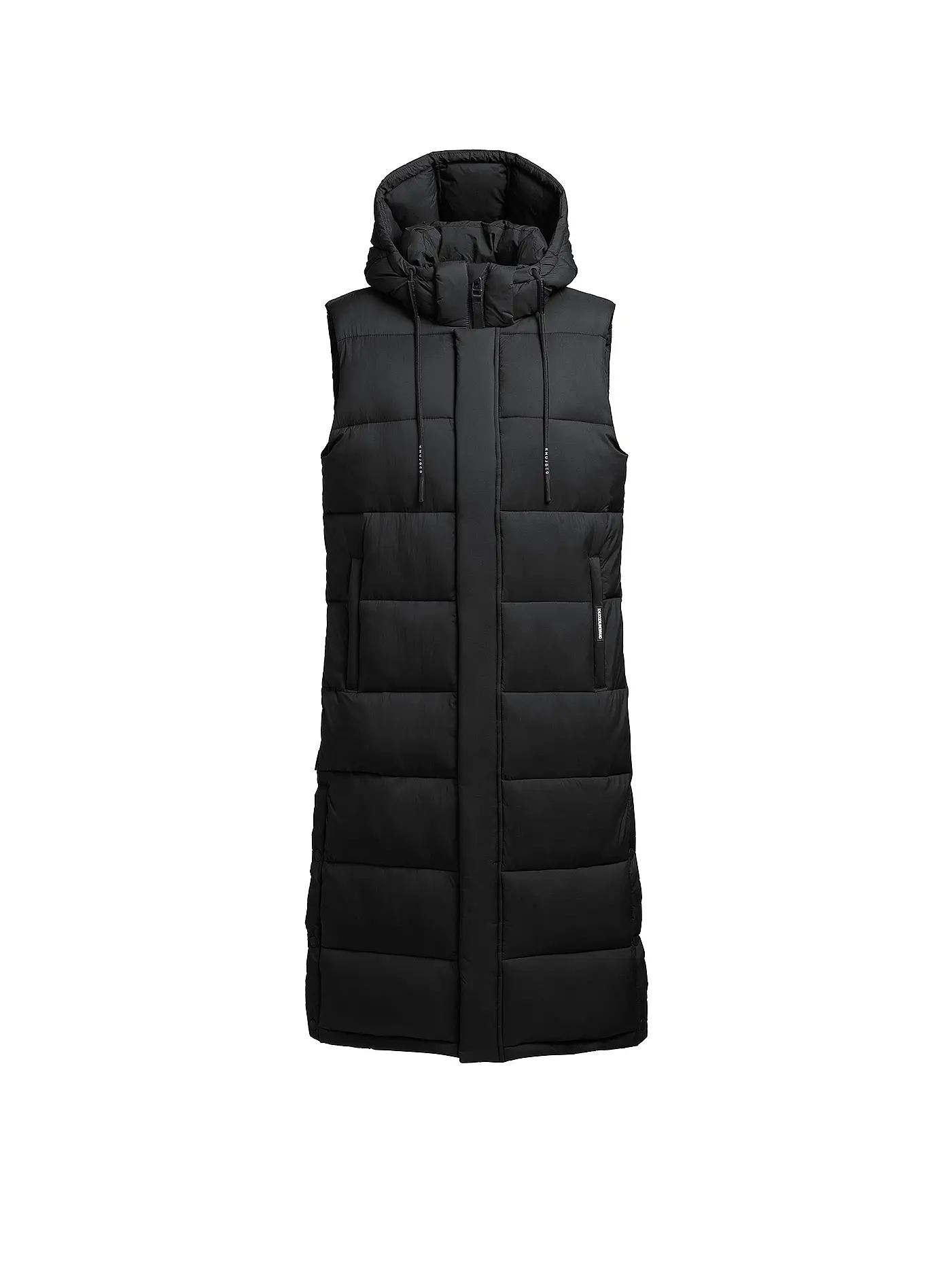 KHUJO | Steppgilet THE MAGNETA MATT | schwarz