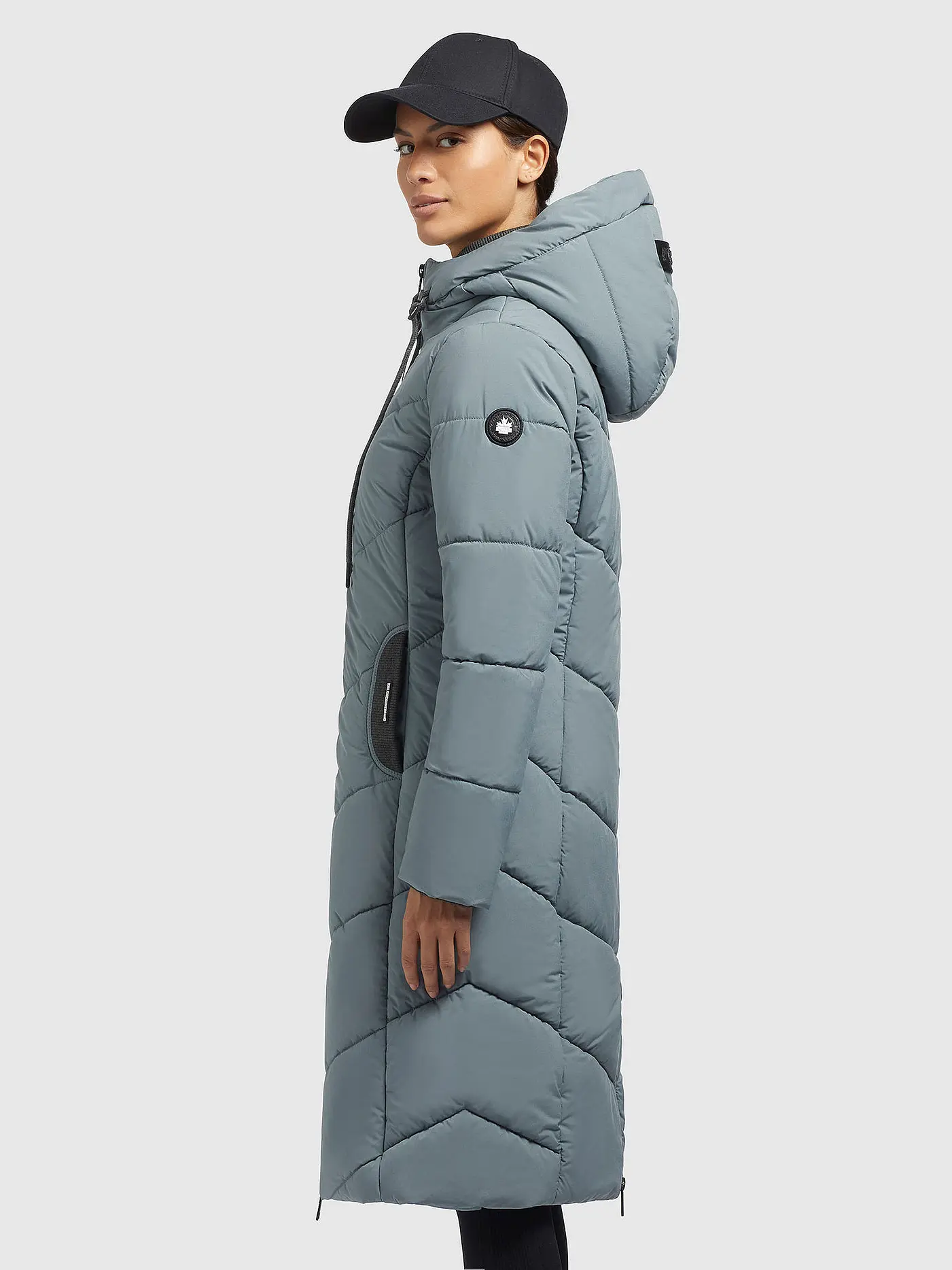 KHUJO | Steppmantel | hellblau