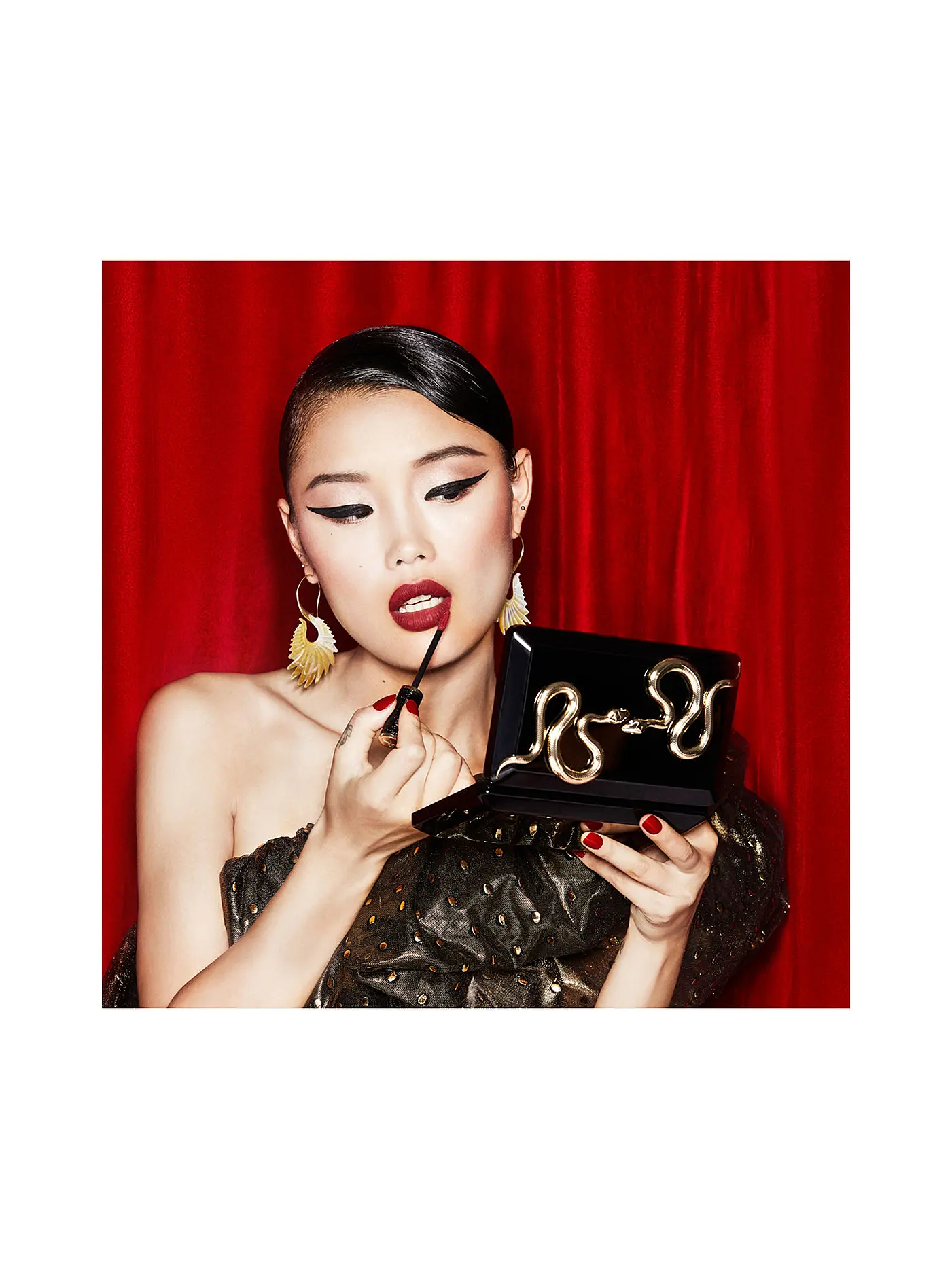 KILIAN | Lippenstift - Le Rouge Parfum Liquid Ultra Matte ( 03 Intoxicating Rouge )  | rot