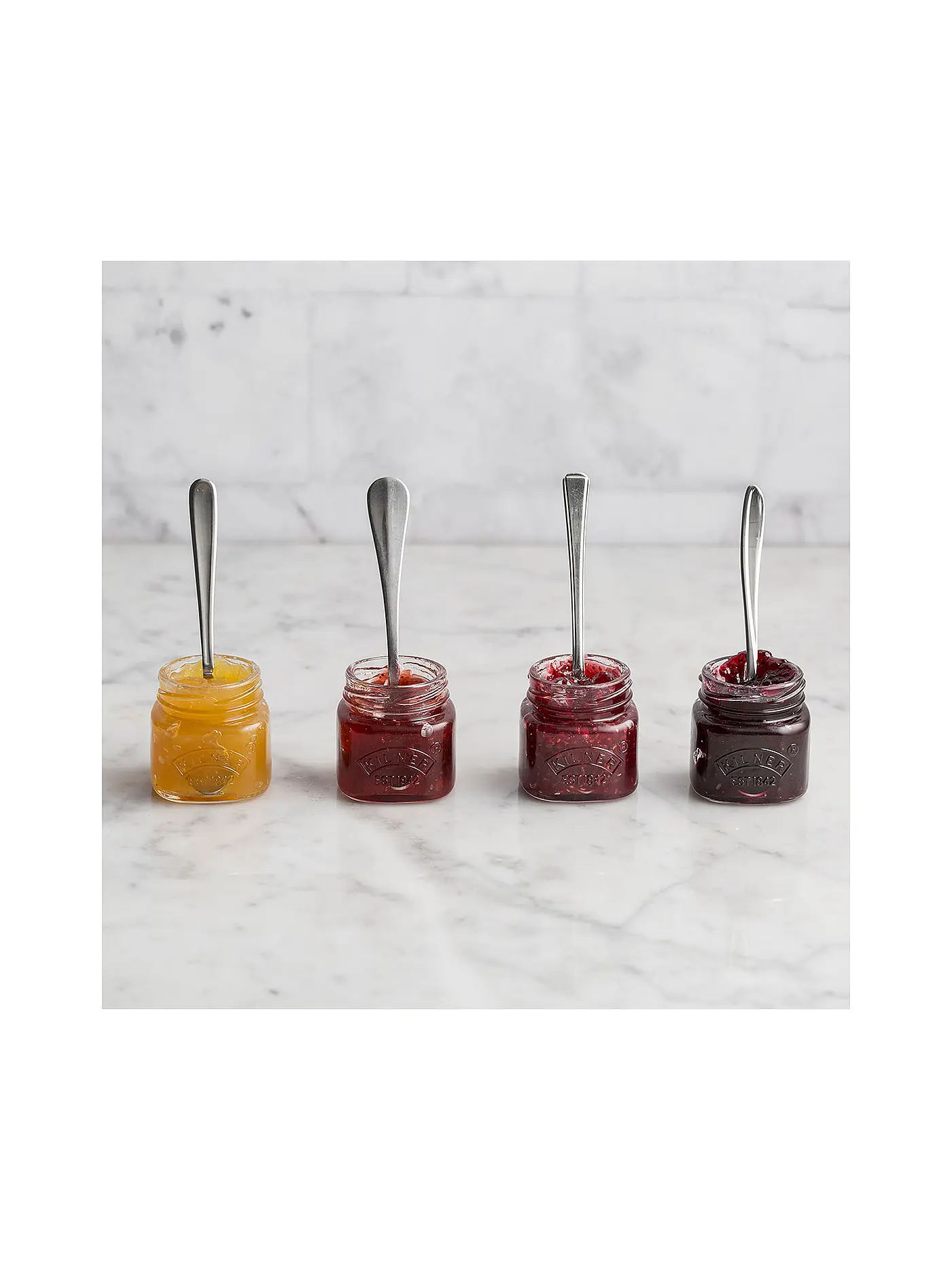 KILNER | Mini Einmachgläser 4er 55ml | transparent