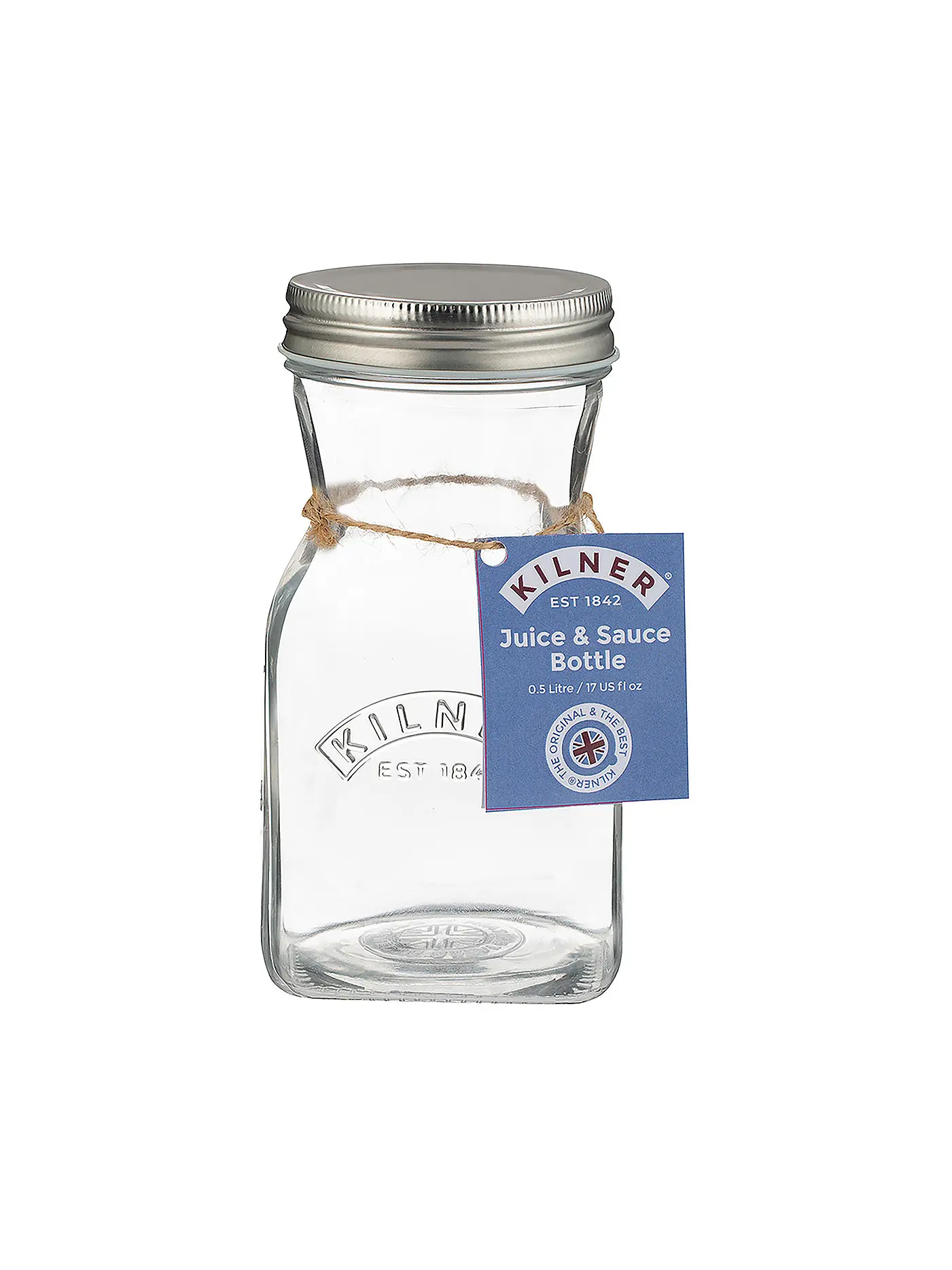 KILNER | Saft- / Saucenflasche 500ml Glas | transparent