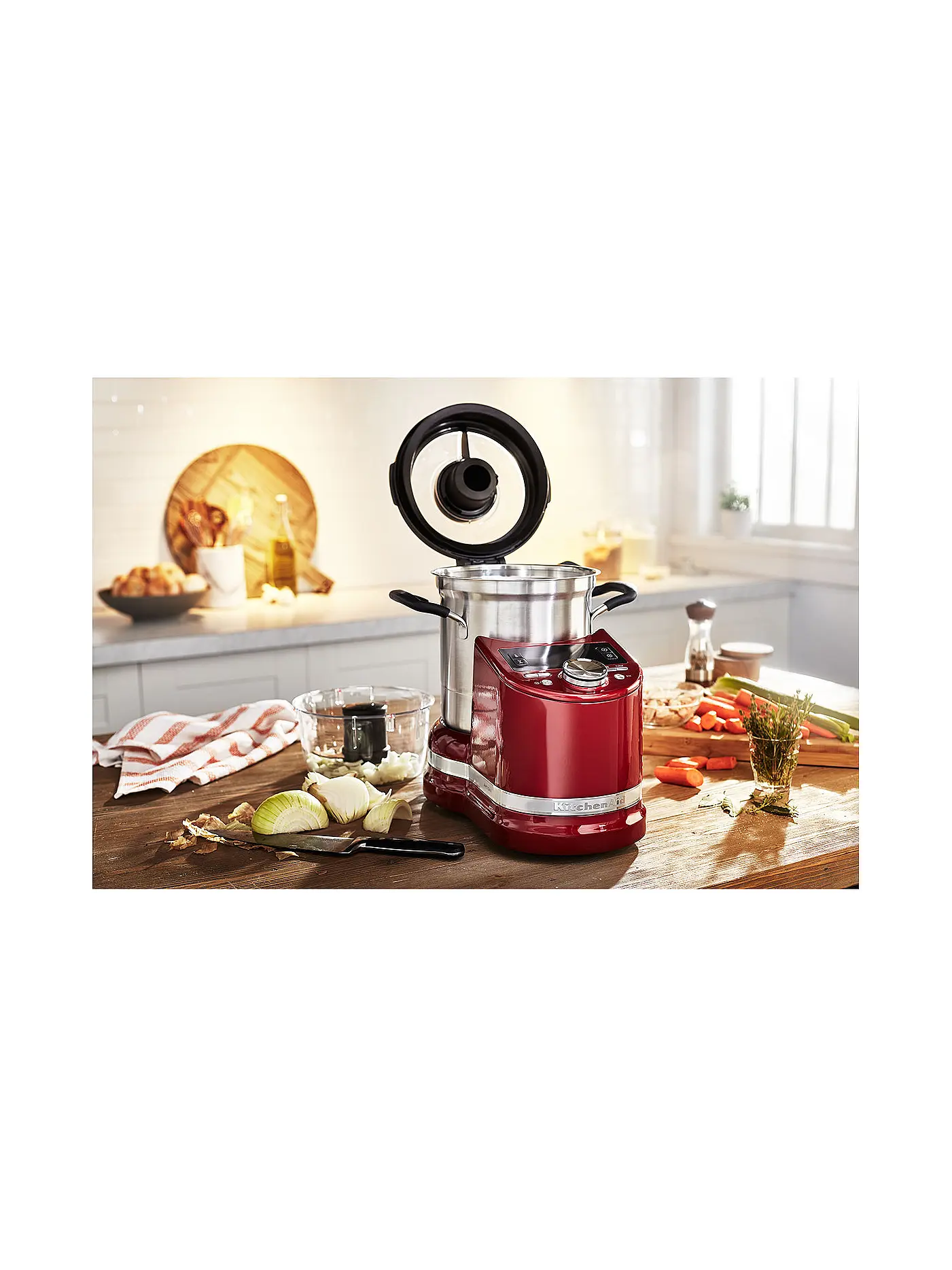 KITCHENAID | Cook Processor mit integrierter Waage Artisan 5KCF0201ECA Liebesapfelrot | rot