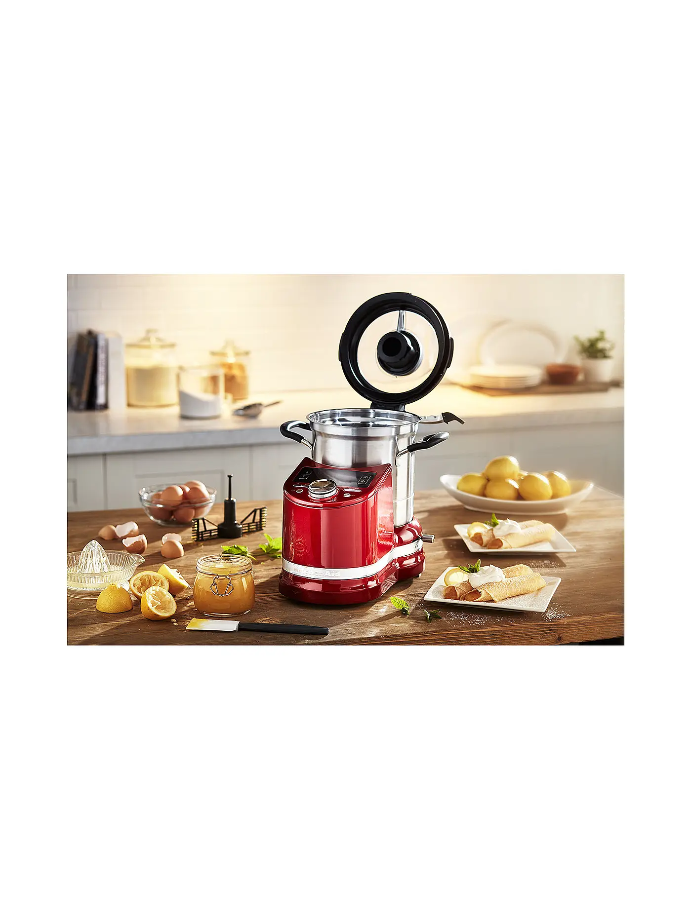 KITCHENAID | Cook Processor mit integrierter Waage Artisan 5KCF0201ECA Liebesapfelrot | rot