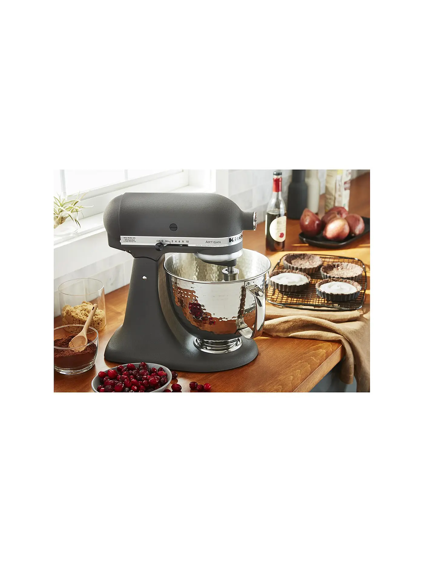 KITCHENAID | Edelstahlschüssel gehämmert 4,8l 5KSM5SSBHM Edelstahl | silber