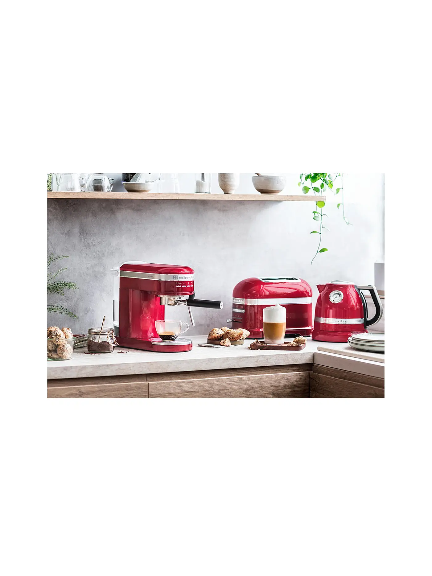 KITCHENAID | Espressomaschine Artisan 5KES6503CA Liebesapfelrot | rot