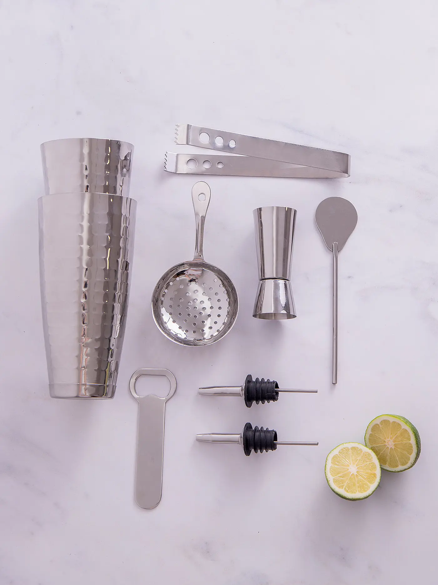 KITCHENCRAFT | Cocktail Set 7-teilig Edelstahl | silber