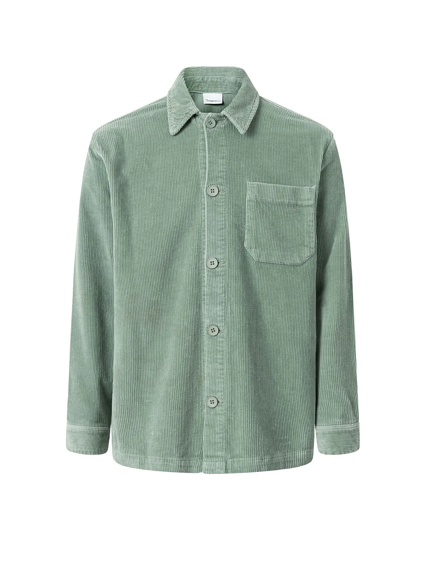 KNOWLEDGE COTTON APPAREL | Cord Overshirt | grün