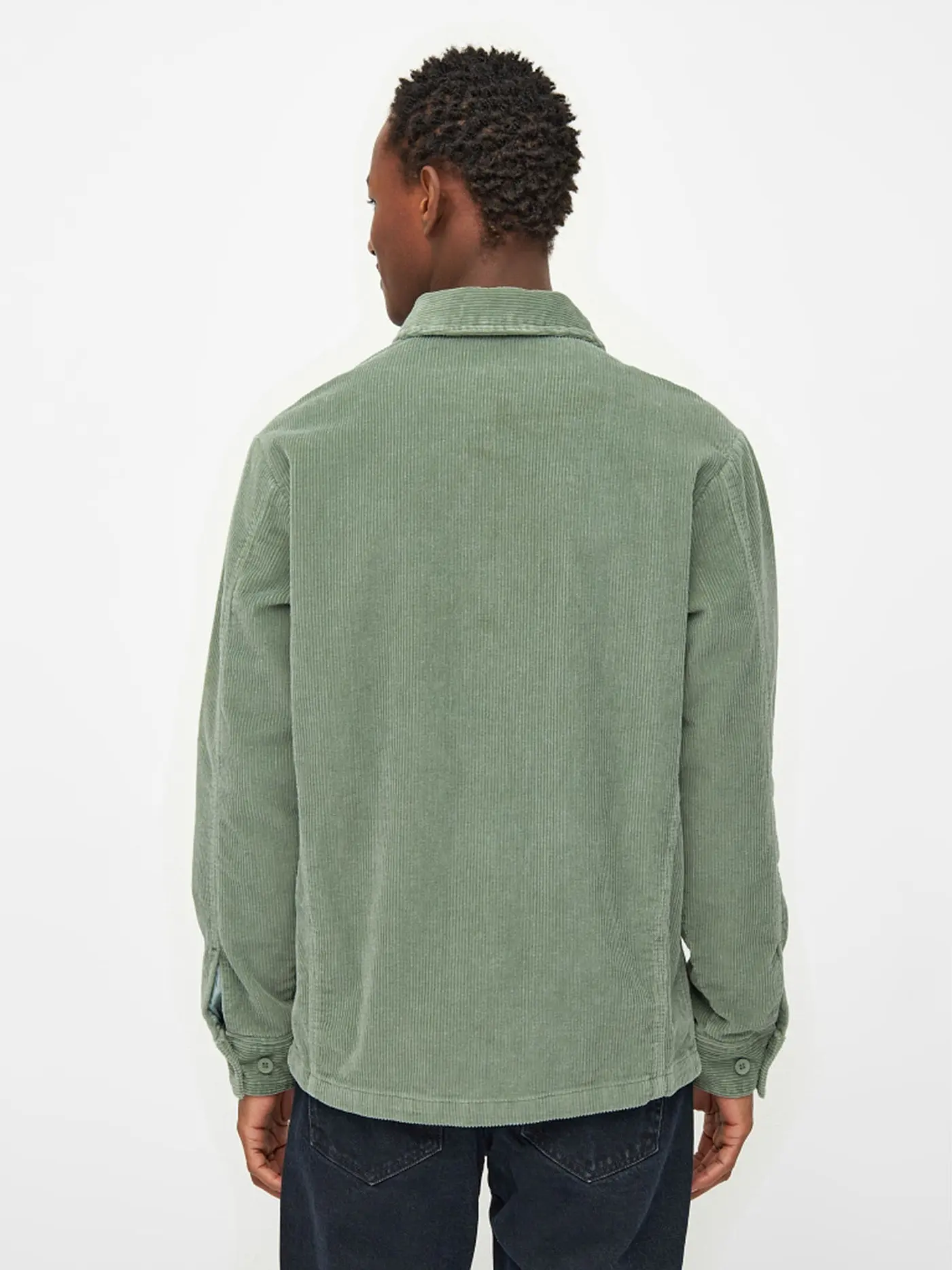 KNOWLEDGE COTTON APPAREL | Cord Overshirt | grün