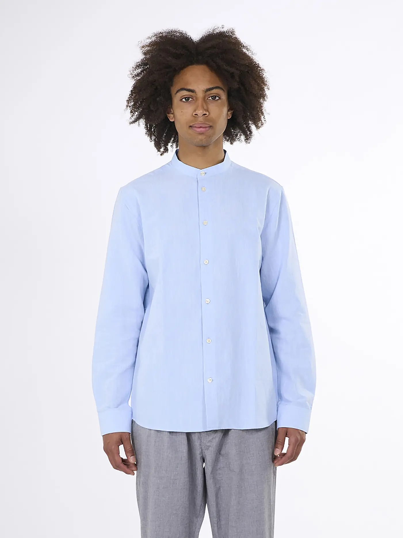 KNOWLEDGE COTTON APPAREL | Hemd  | hellblau