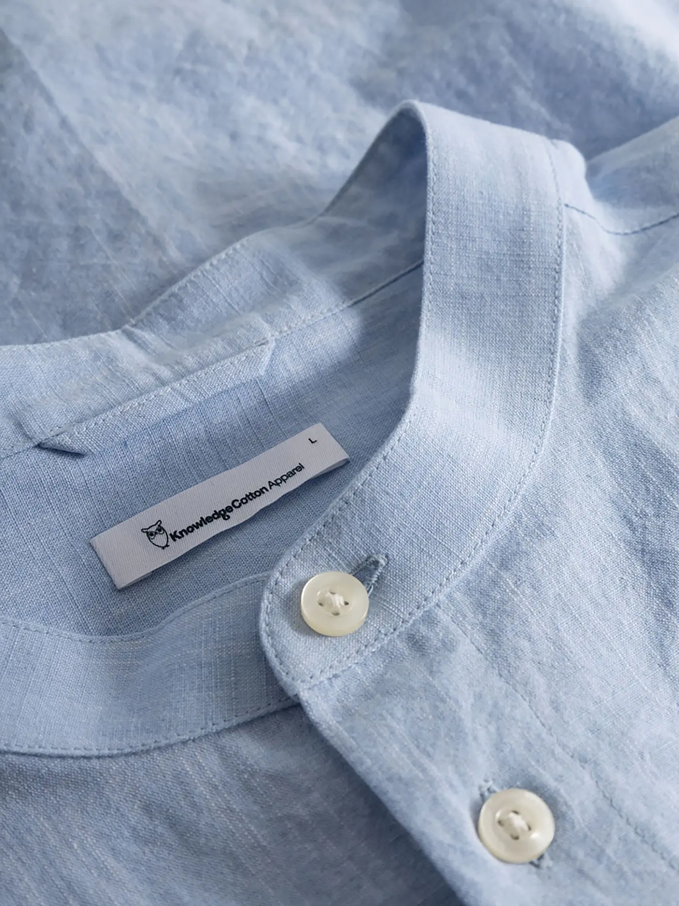 KNOWLEDGE COTTON APPAREL | Hemd  | hellblau