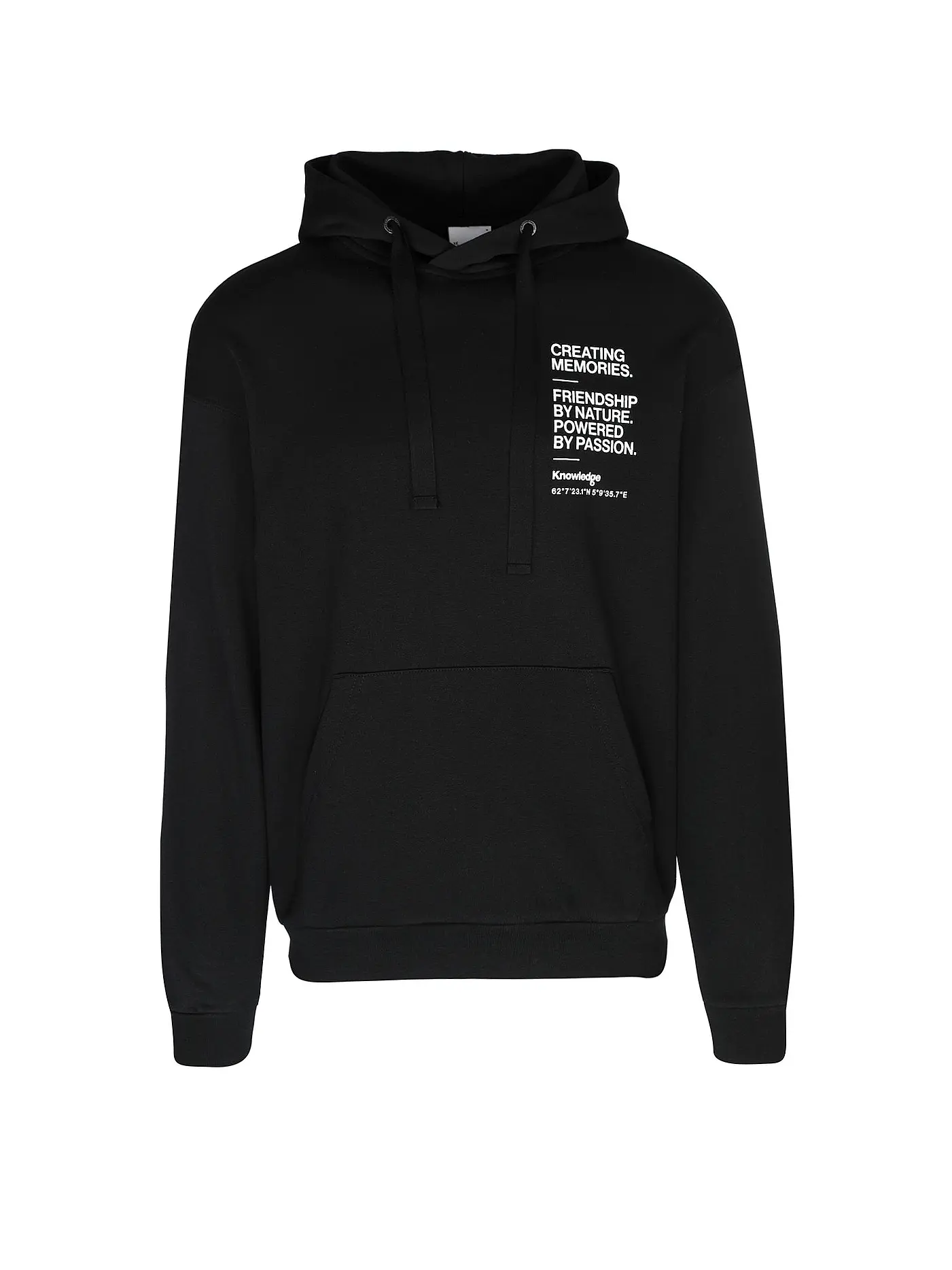 KNOWLEDGE COTTON APPAREL | Kapuzensweater - Hoodie  | schwarz
