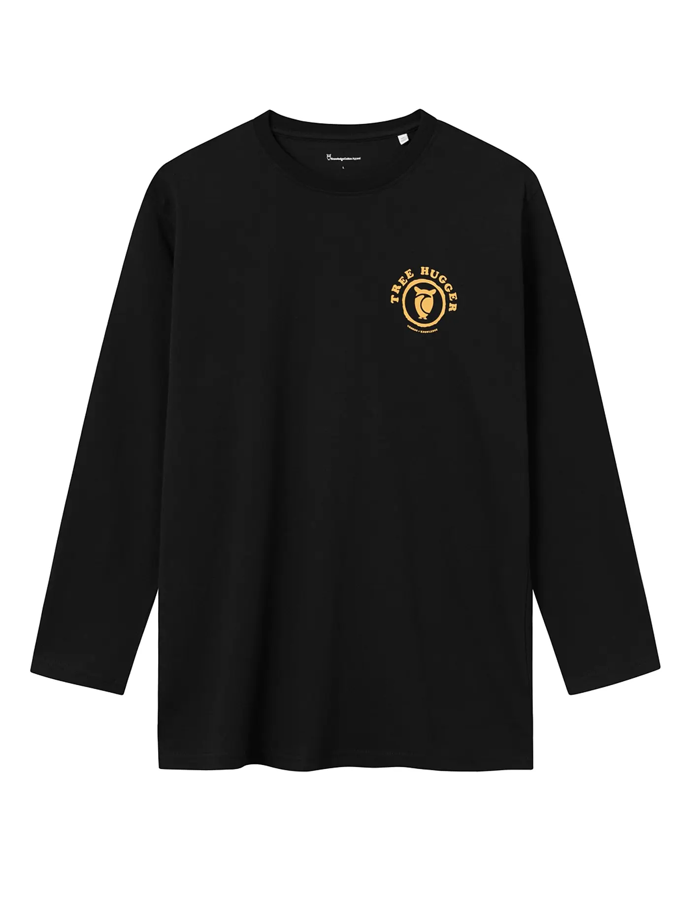 KNOWLEDGE COTTON APPAREL | Langarmshirt  | schwarz