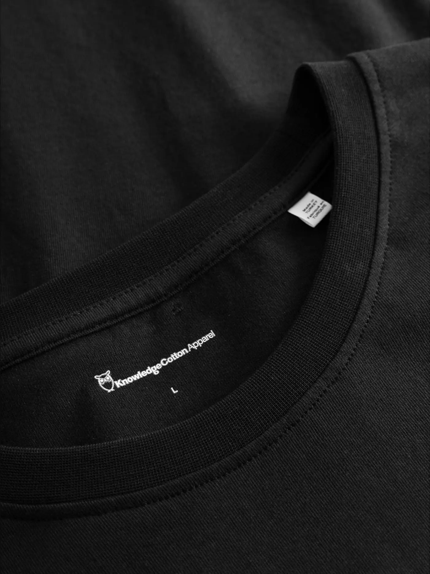 KNOWLEDGE COTTON APPAREL | Langarmshirt  | schwarz