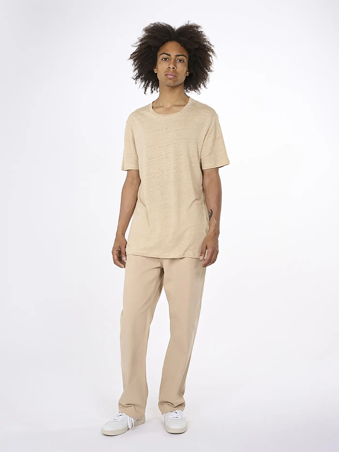 KNOWLEDGE COTTON APPAREL | Leinenshirt  | beige