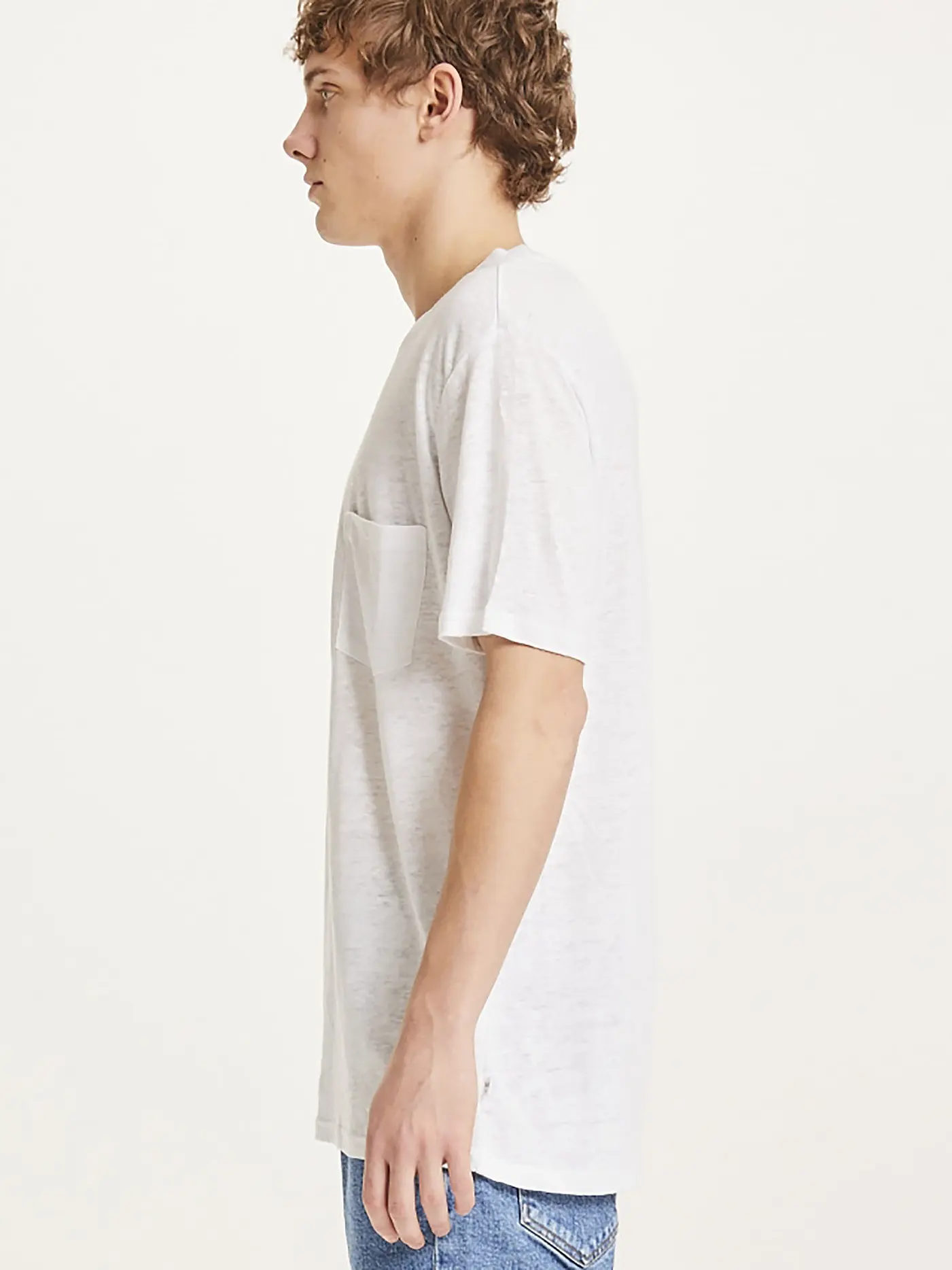KNOWLEDGE COTTON APPAREL | Leinenshirt  | weiss
