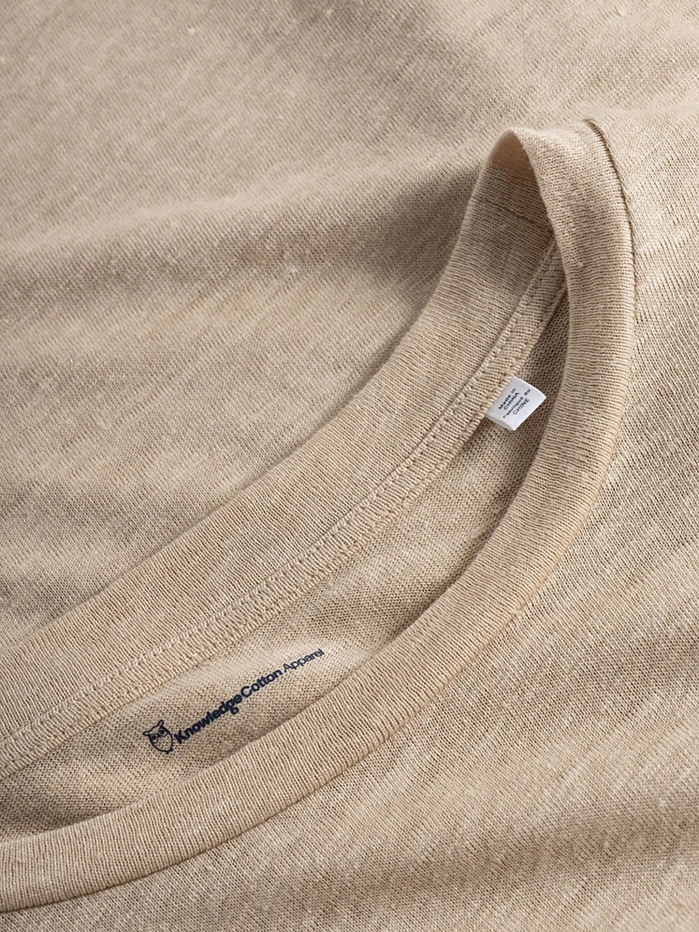 KNOWLEDGE COTTON APPAREL | Leinenshirt  | beige