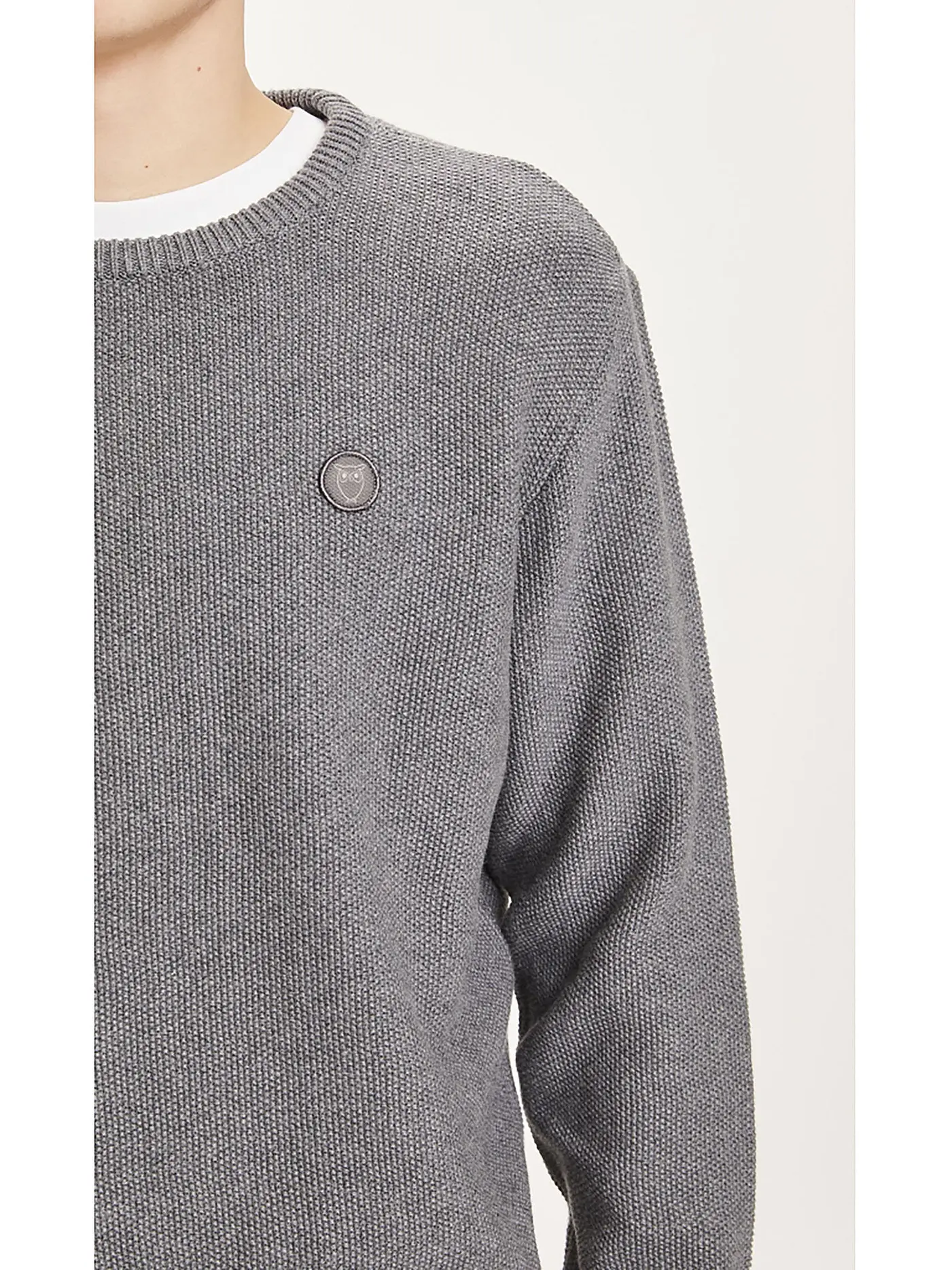 KNOWLEDGE COTTON APPAREL | Pullover Regular Fit | grau