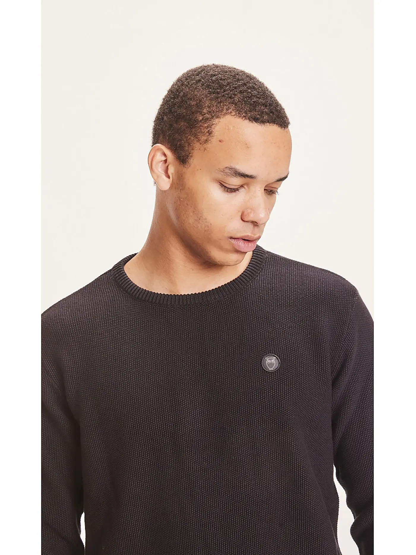 KNOWLEDGE COTTON APPAREL | Pullover Regular Fit | schwarz