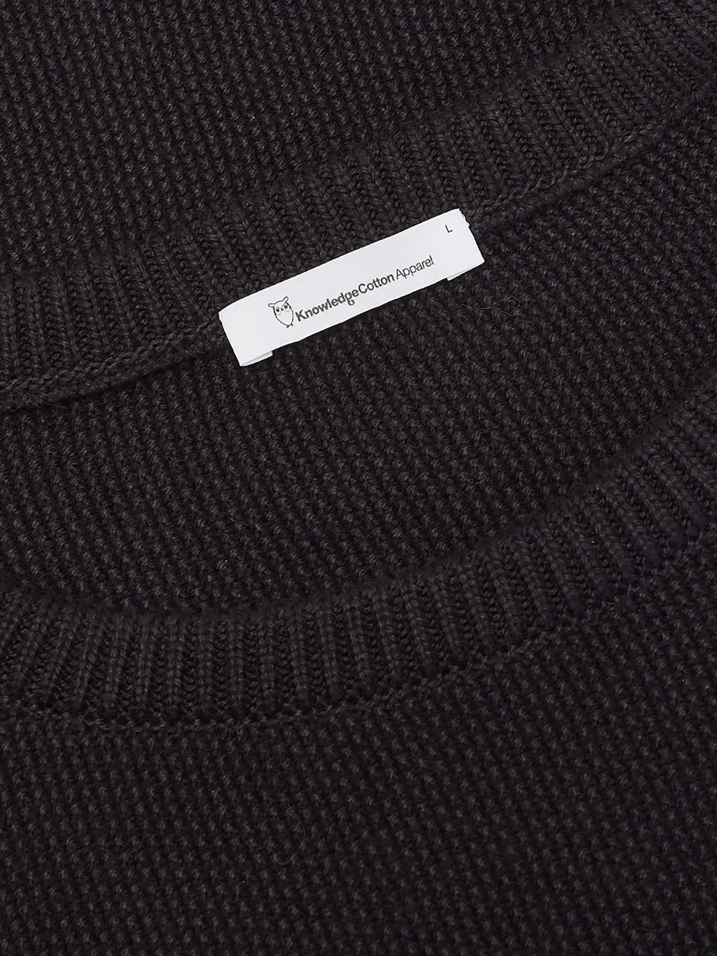 KNOWLEDGE COTTON APPAREL | Pullover Regular Fit | schwarz