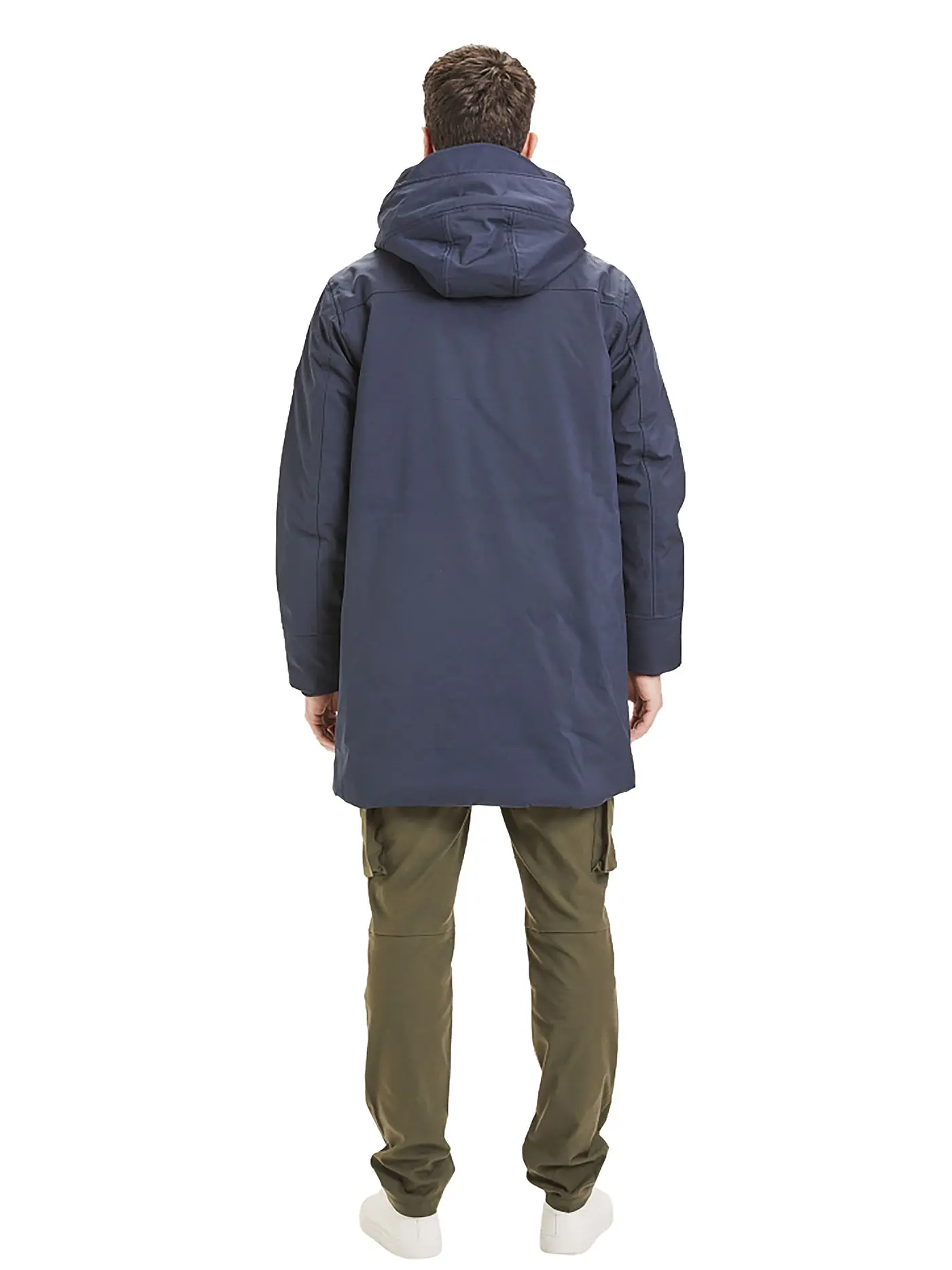 KNOWLEDGE COTTON APPAREL | Softshell Parka | blau