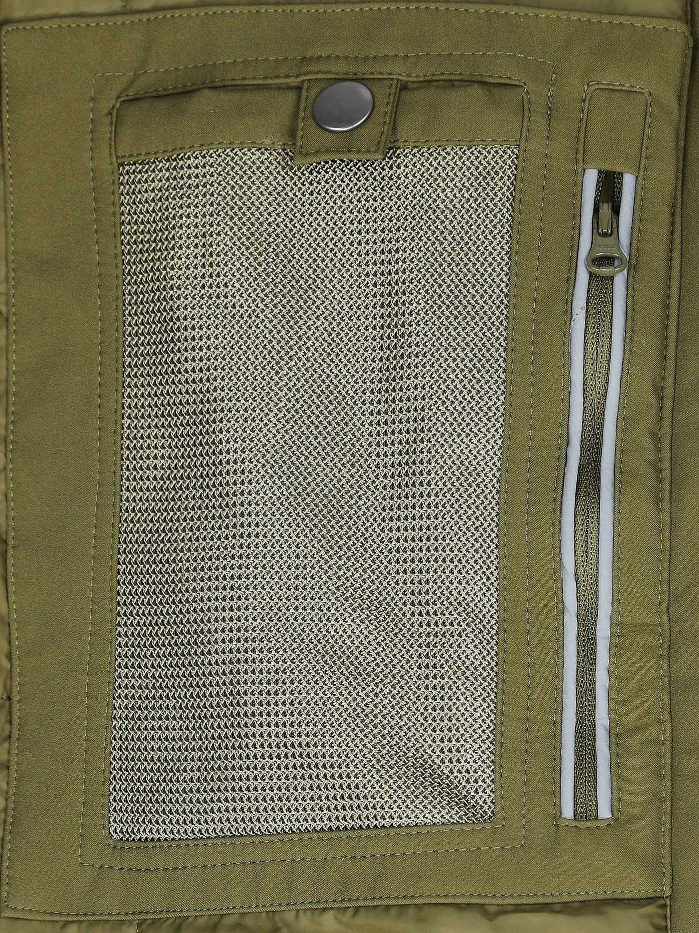 KNOWLEDGE COTTON APPAREL | Softshell Parka | olive