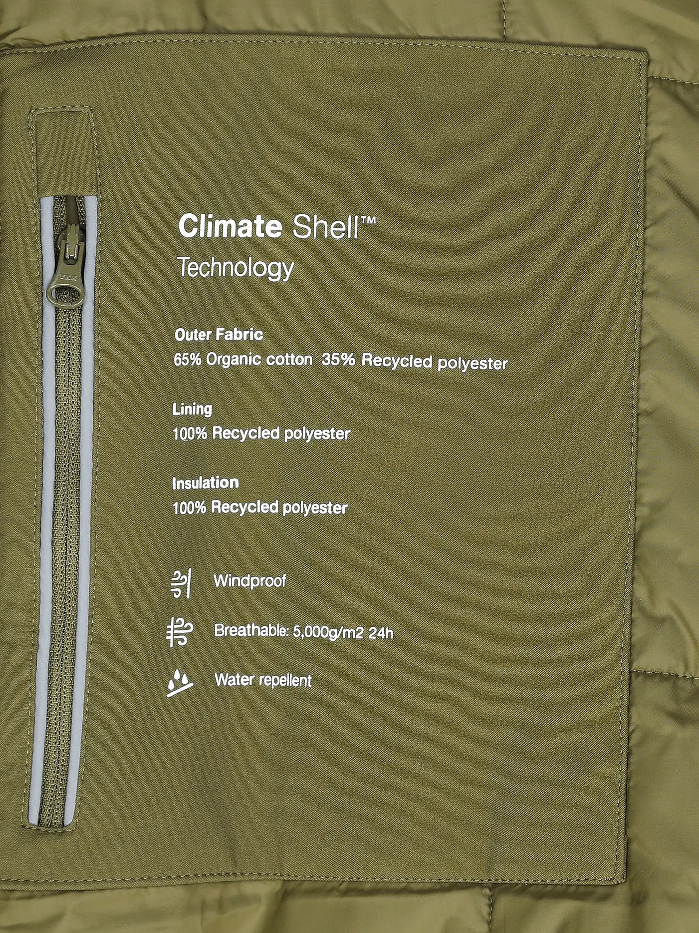 KNOWLEDGE COTTON APPAREL | Softshell Parka | olive