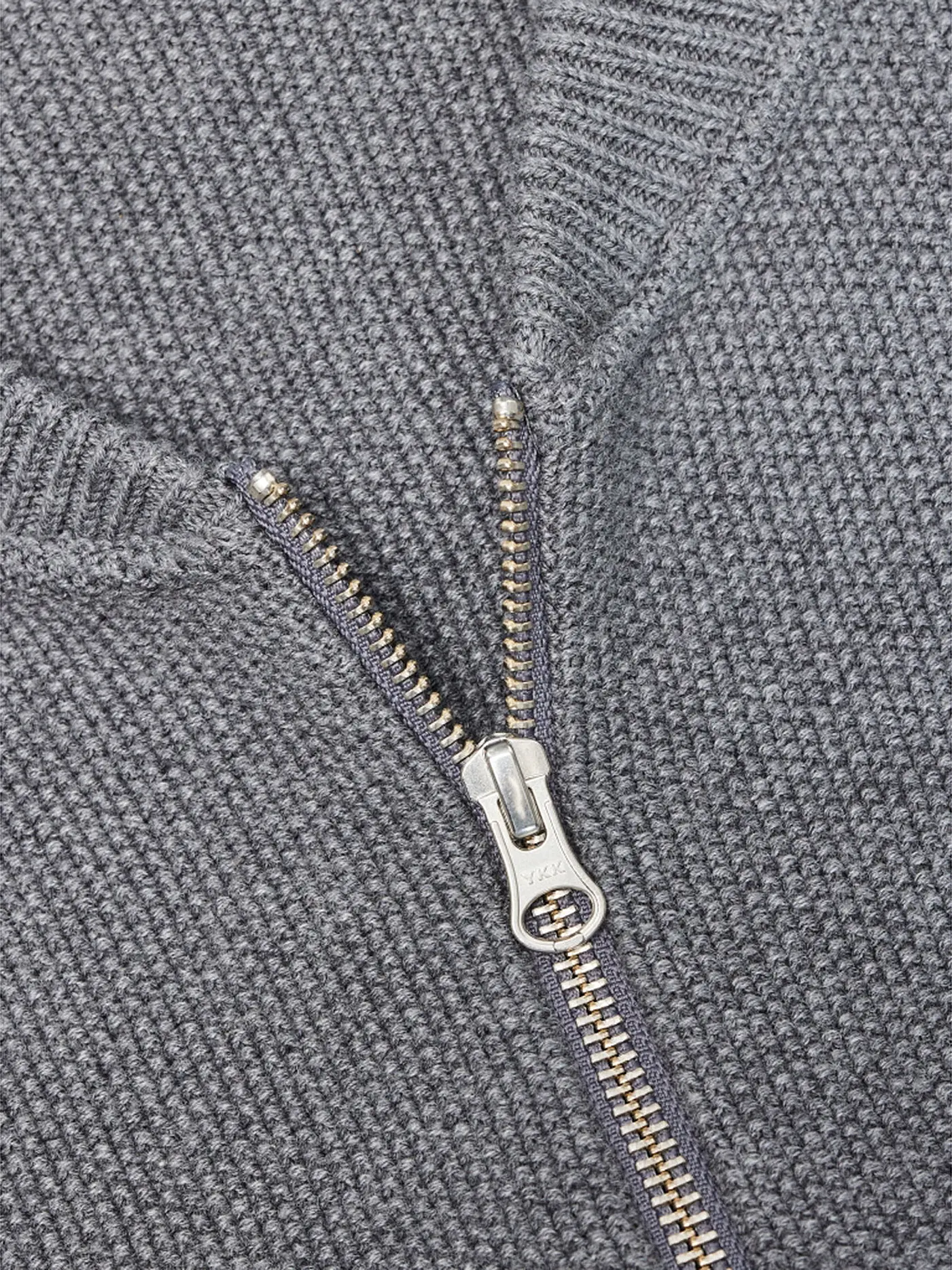 KNOWLEDGE COTTON APPAREL | Strickjacke | hellgrau