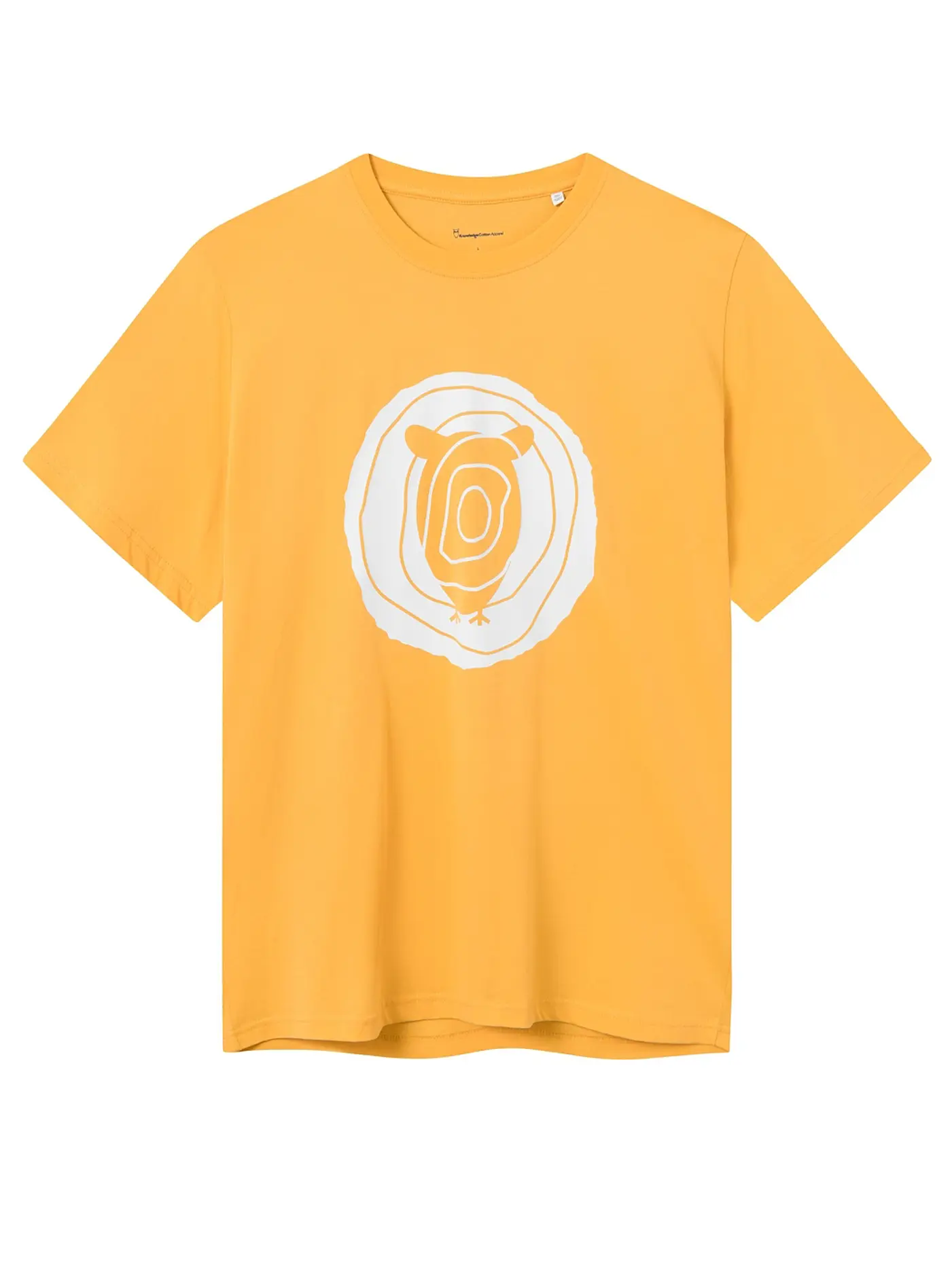 KNOWLEDGE COTTON APPAREL | T-Shirt  | gelb